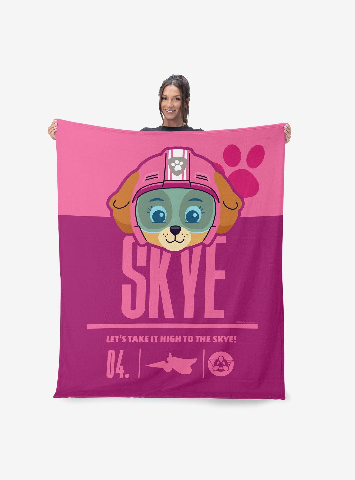 Paw Patrol High to the Skye Silk Touch Sherpa Throw Blanket, , hi-res