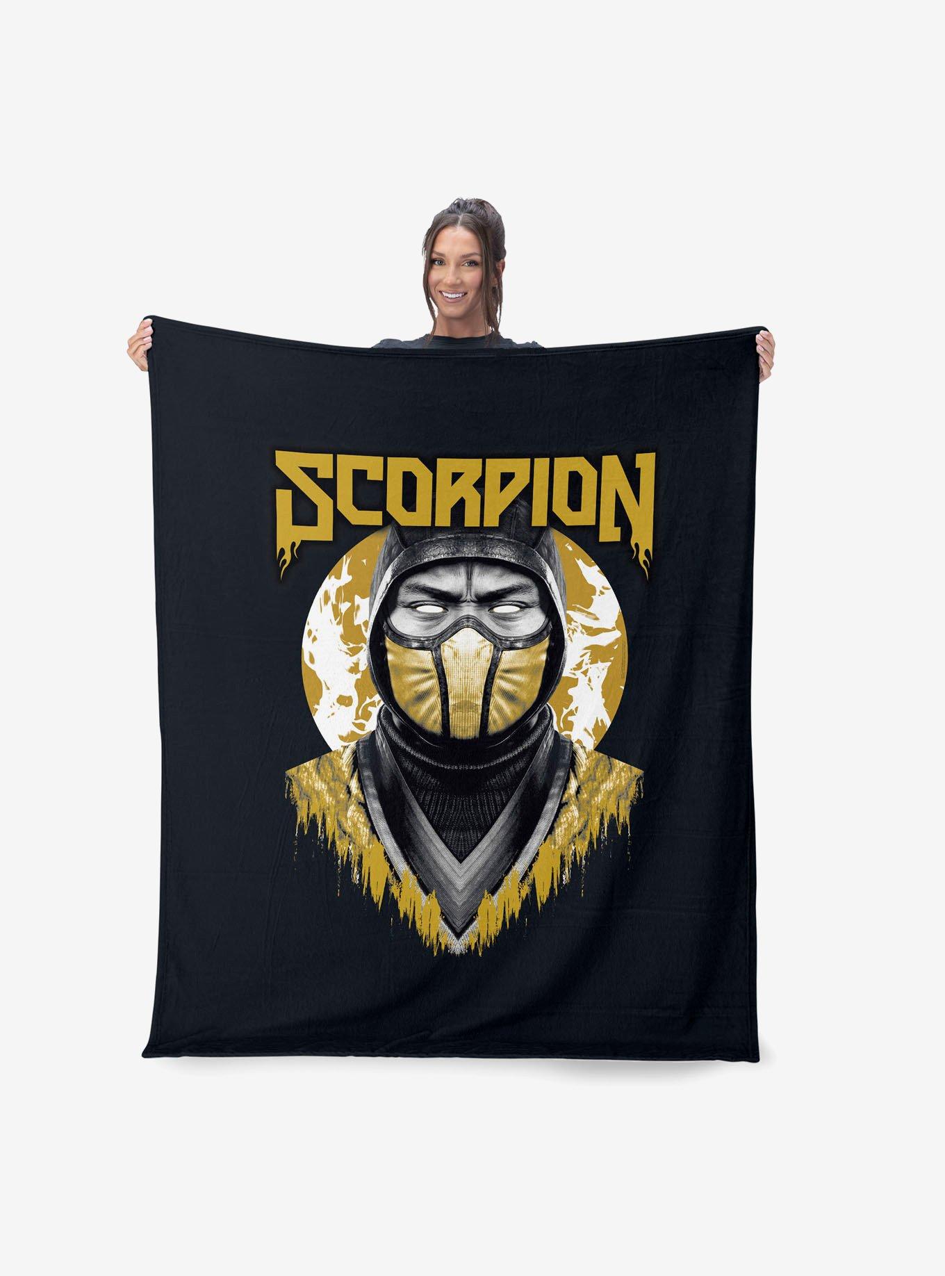 Mortal Kombat Scorpion Silk Touch Throw Blanket, , hi-res