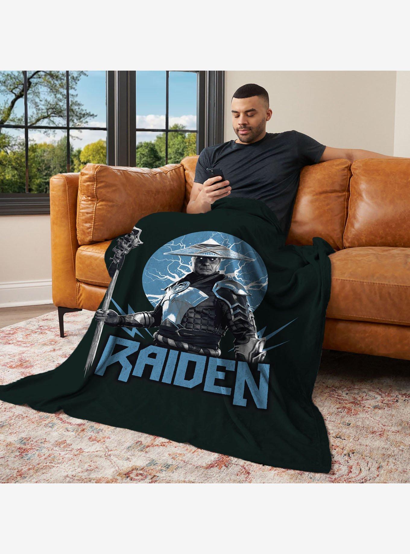 Mortal Kombat Raiden Silk Touch Throw Blanket, , alternate