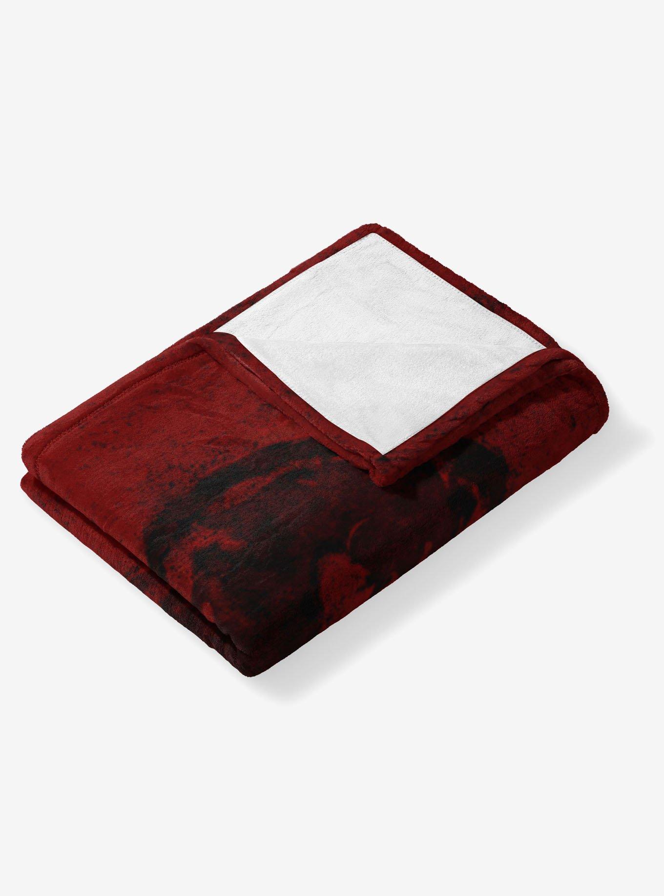 Mortal Kombat Logo Red Silk Touch Throw Blanket, , alternate