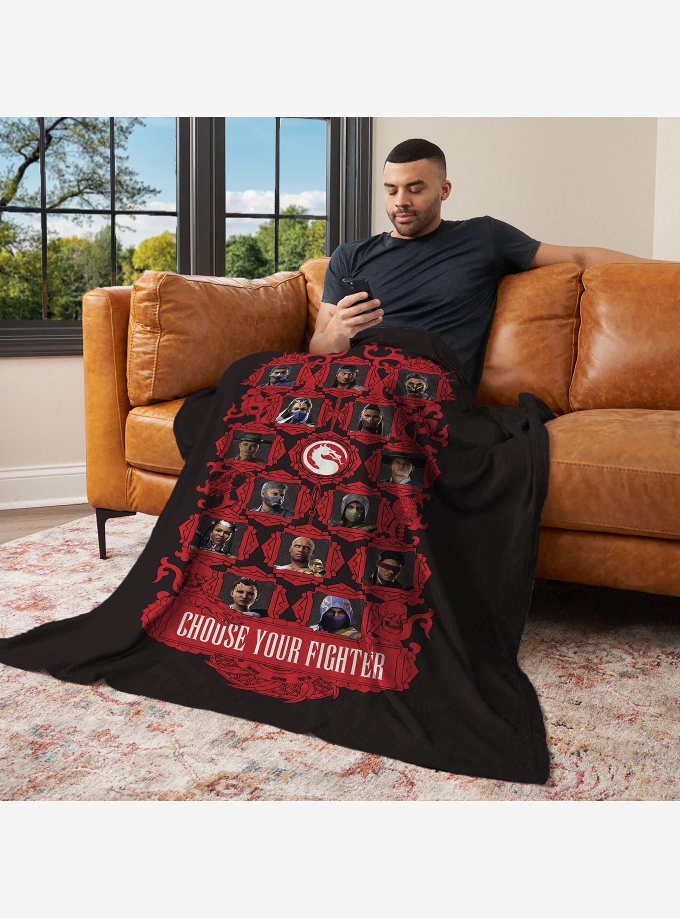 Mortal Kombat Choose Your Fighter Silk Touch Throw Blanket, , alternate