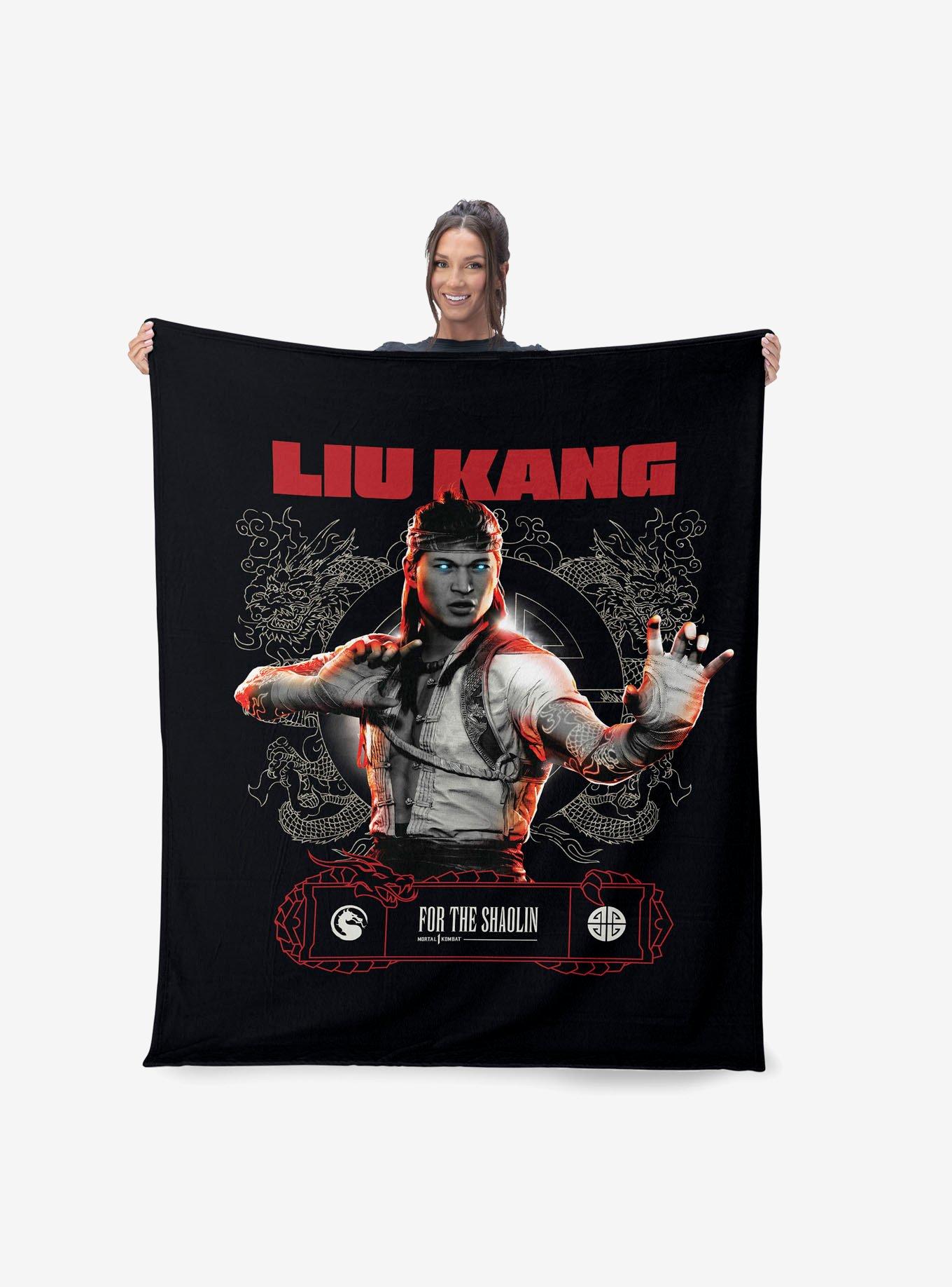 Mortal Kombat Liu Kang For the Shaolin Silk Touch Throw Blanket, , hi-res