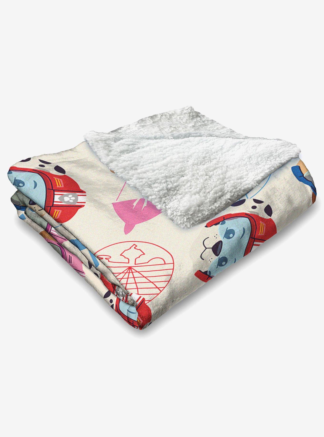 Paw Patrol Air Rescue Pattern Silk Touch Sherpa Throw Blanket, , alternate