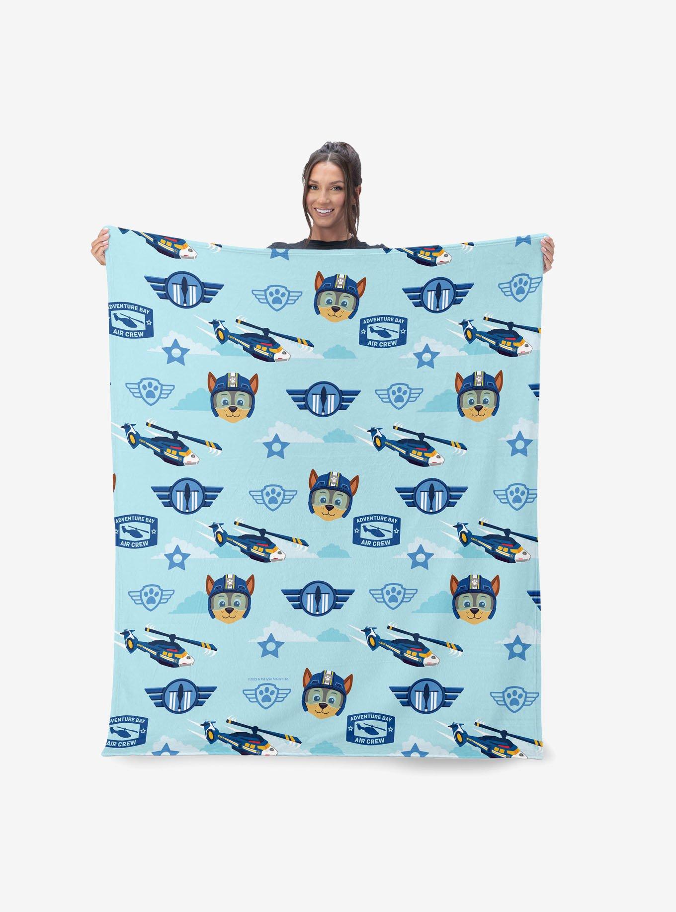 Paw Patrol Chase Rescue Pattern 50x60" Silk Touch Throw Blanket, , hi-res