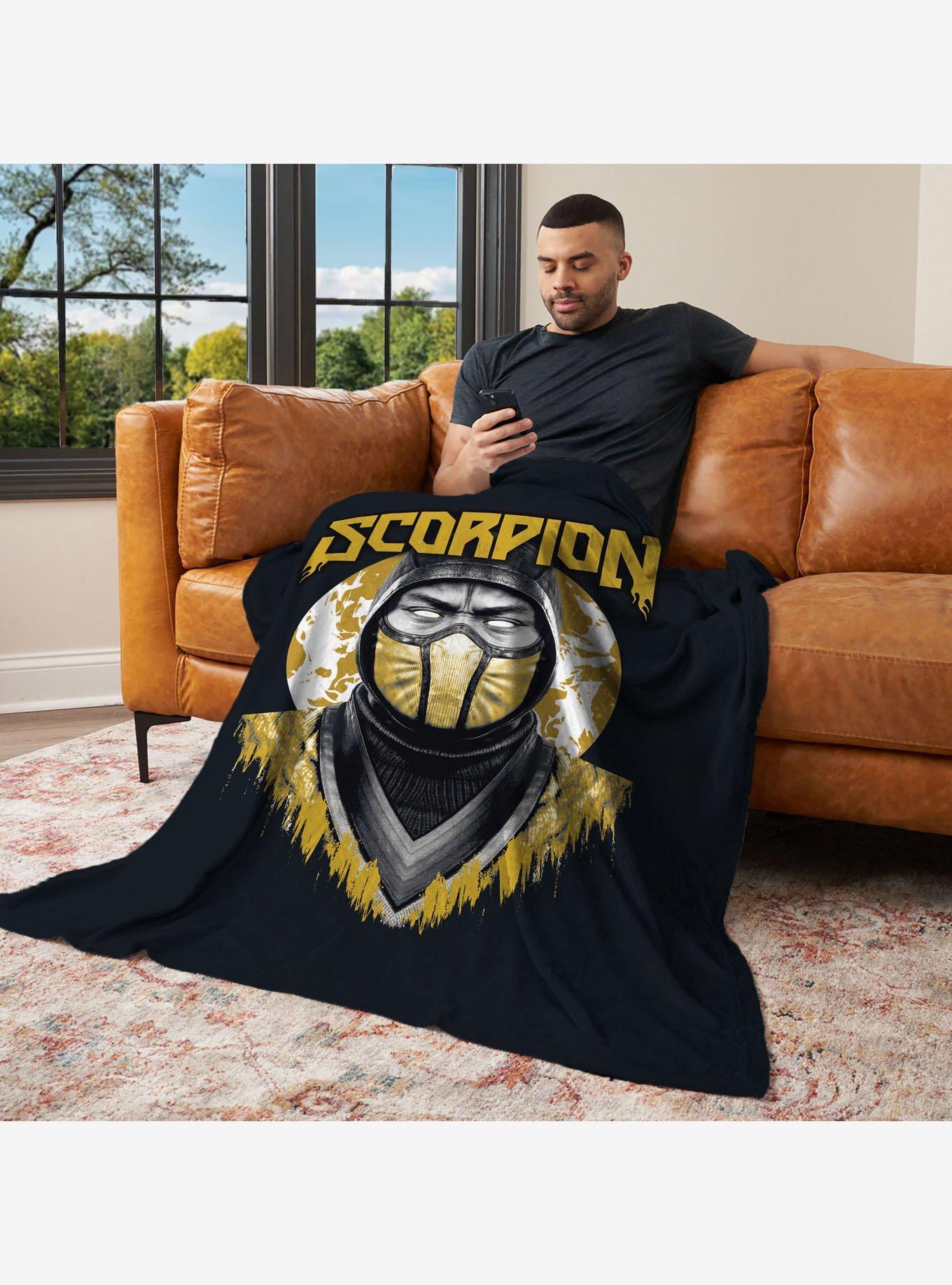 Mortal Kombat Scorpion Silk Touch Throw Blanket, , alternate