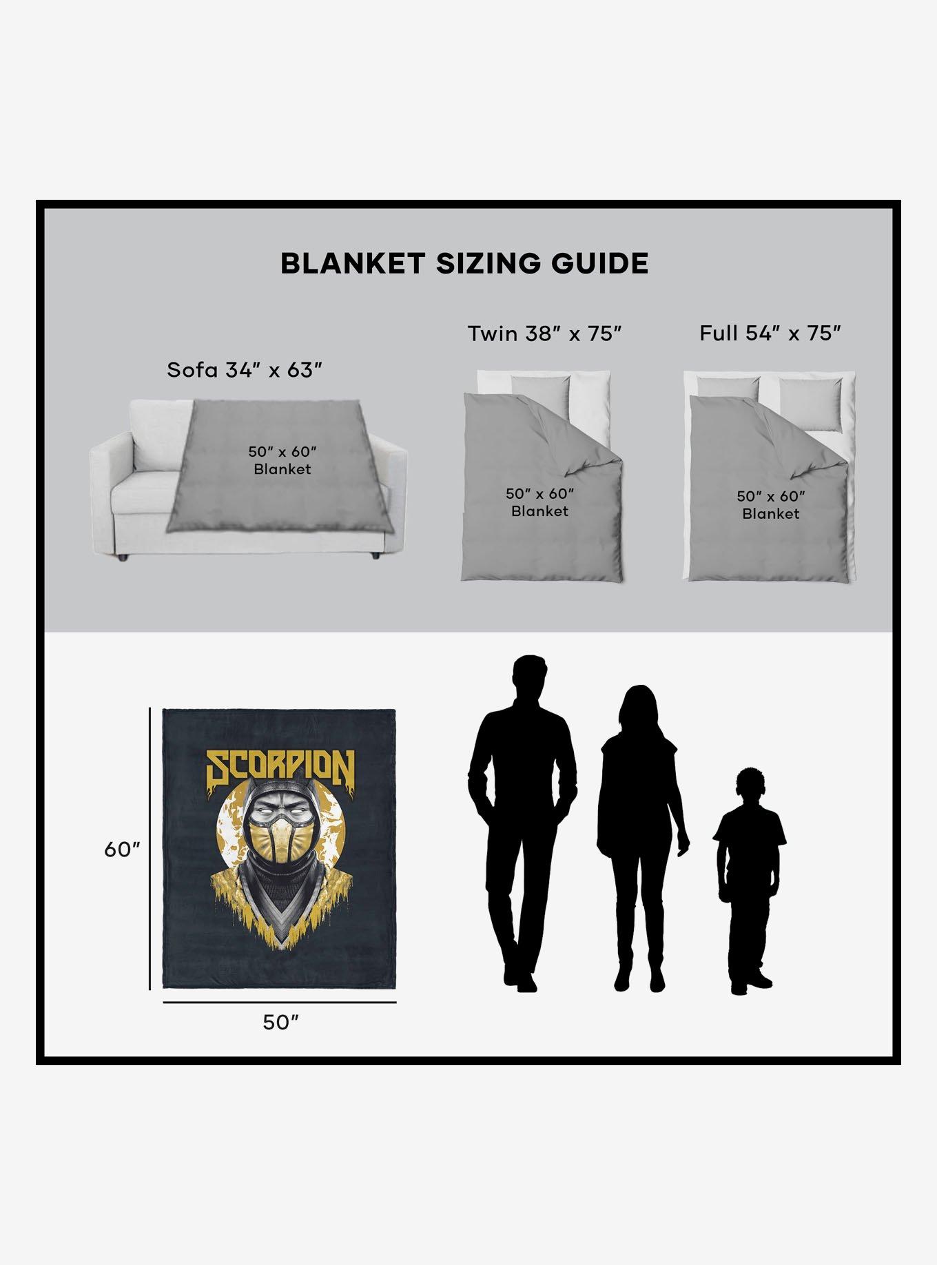 Mortal Kombat Scorpion Silk Touch Throw Blanket, , alternate