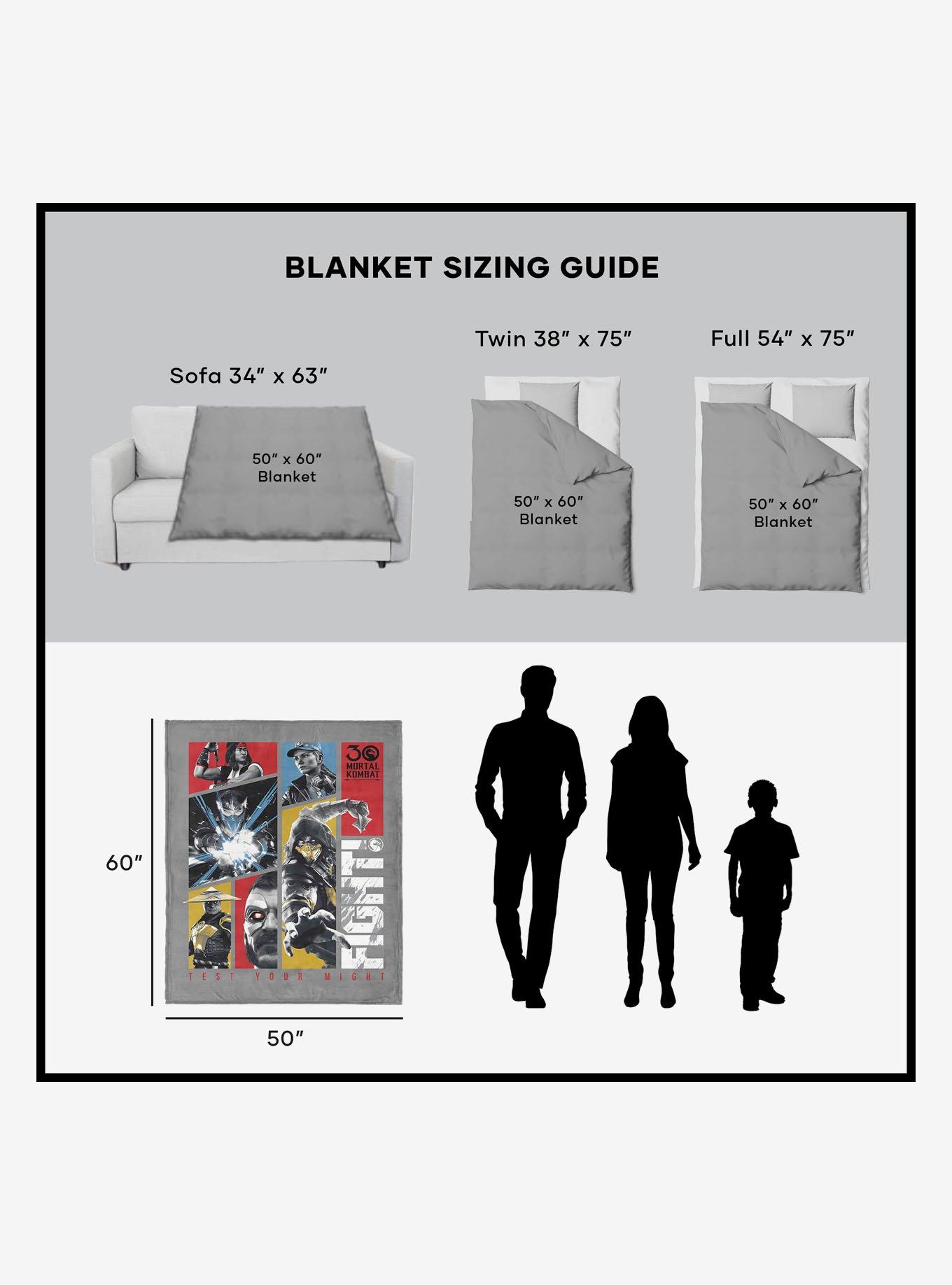 Mortal Kombat Test Your Might Silk Touch Throw Blanket, , alternate