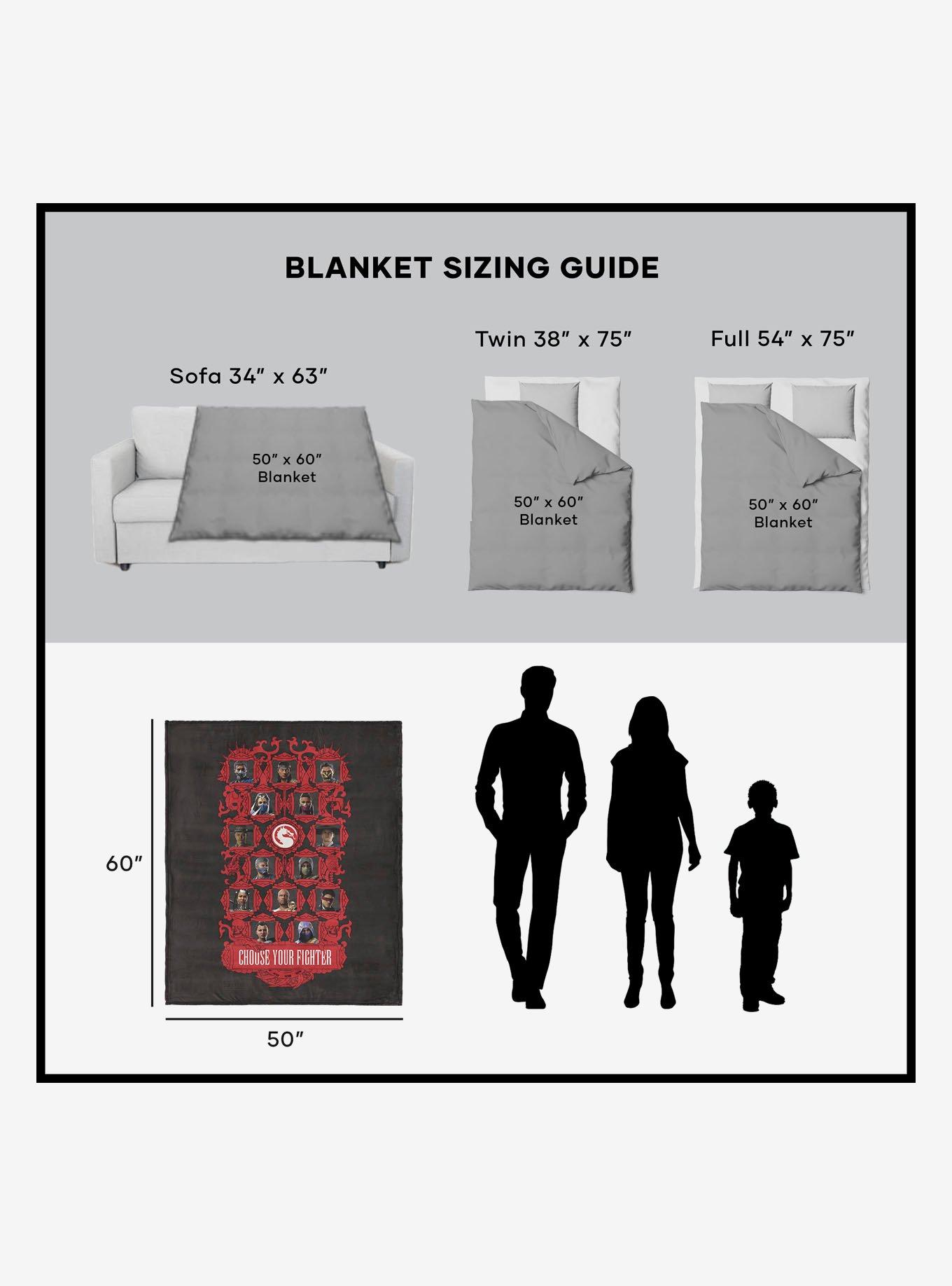 Mortal Kombat Choose Your Fighter Silk Touch Throw Blanket, , alternate