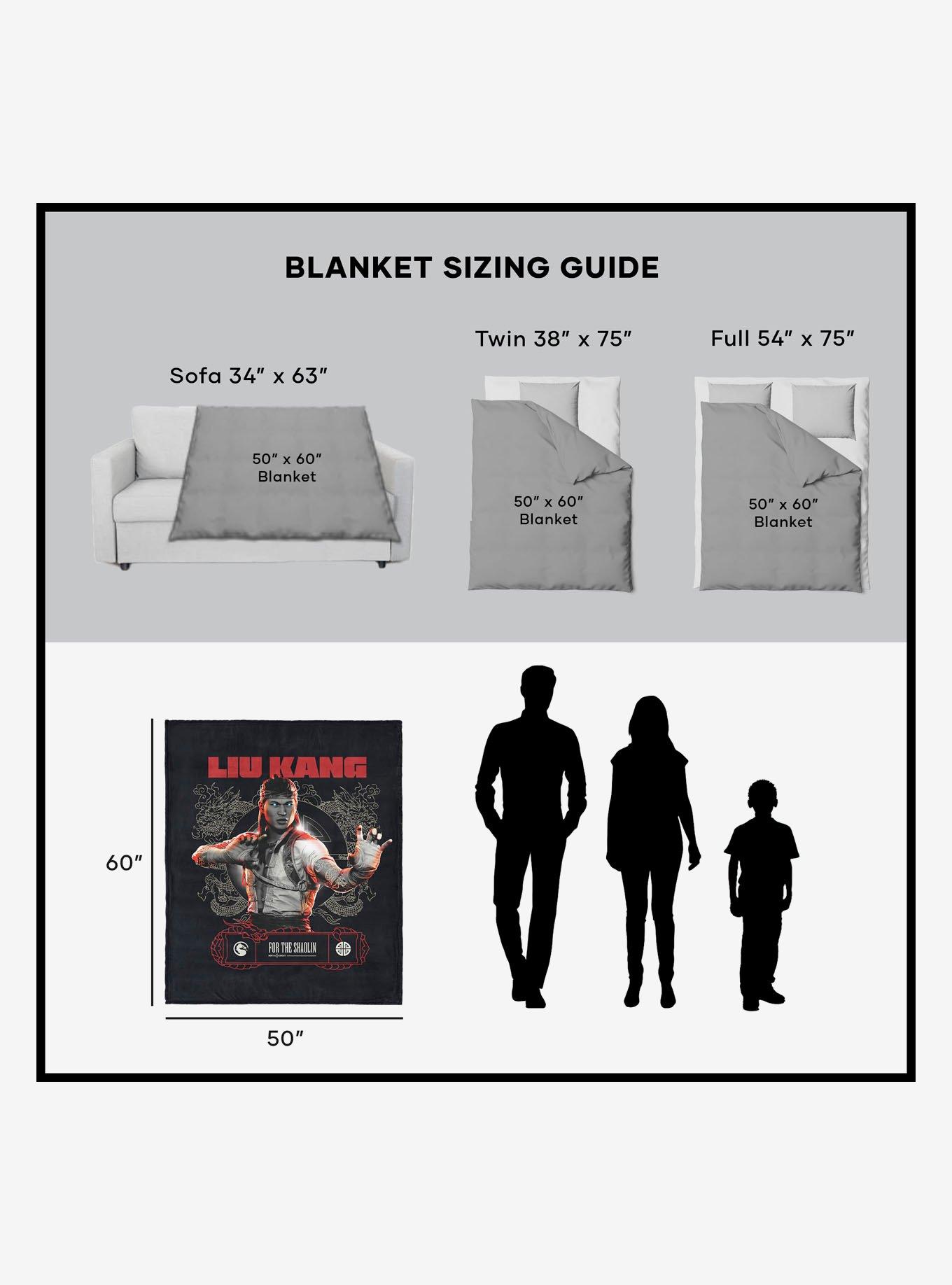 Mortal Kombat Liu Kang For the Shaolin Silk Touch Throw Blanket, , alternate