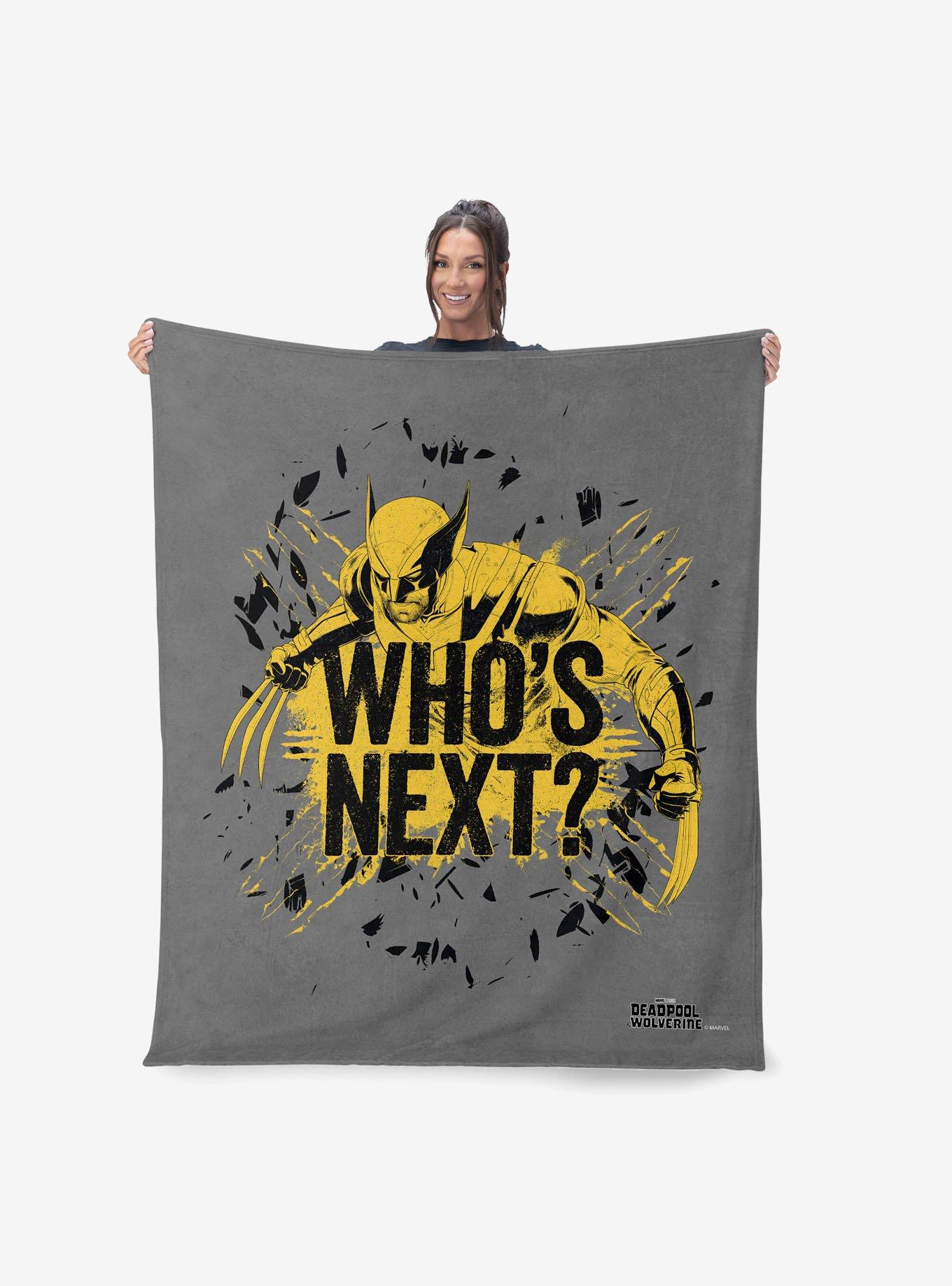 Marvel Deadpool 3 Who's Next Silk Touch Throw Blanket, , alternate