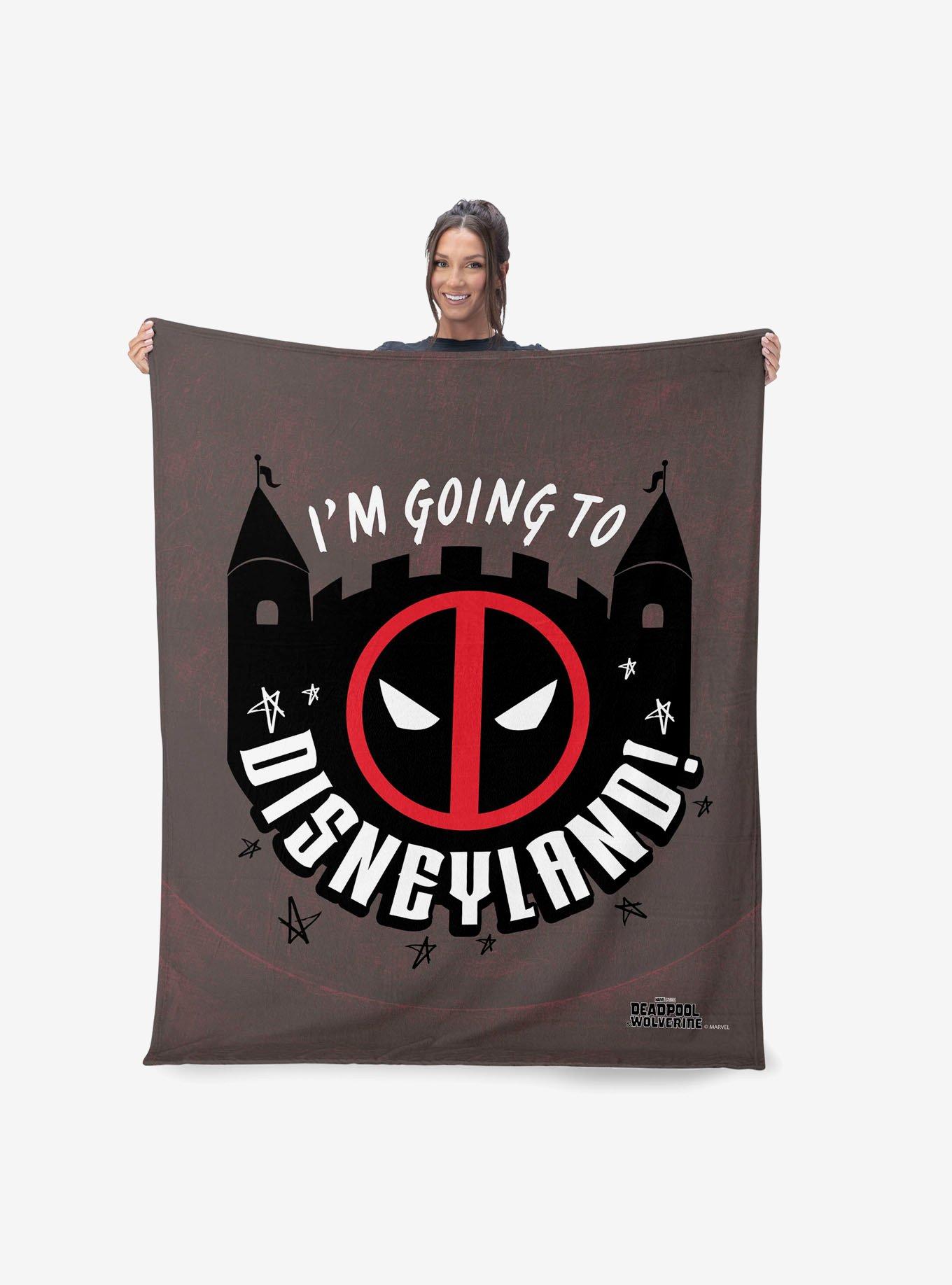 Marvel Deadpool 3 To Disneyland Silk Touch Throw Blanket, , alternate