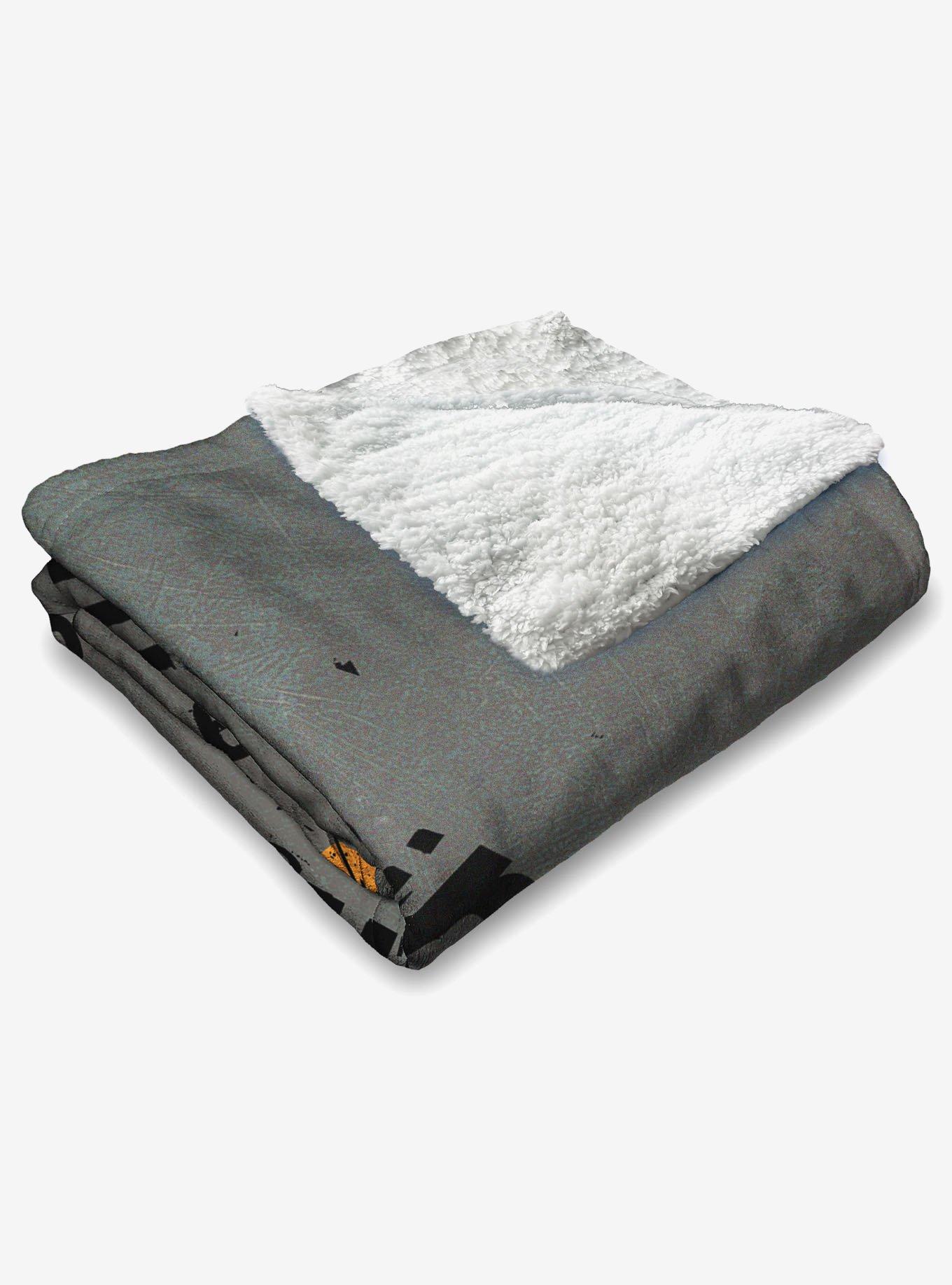 Marvel Deadpool 3 We Deserve Silk Touch Sherpa Throw Blanket, , alternate