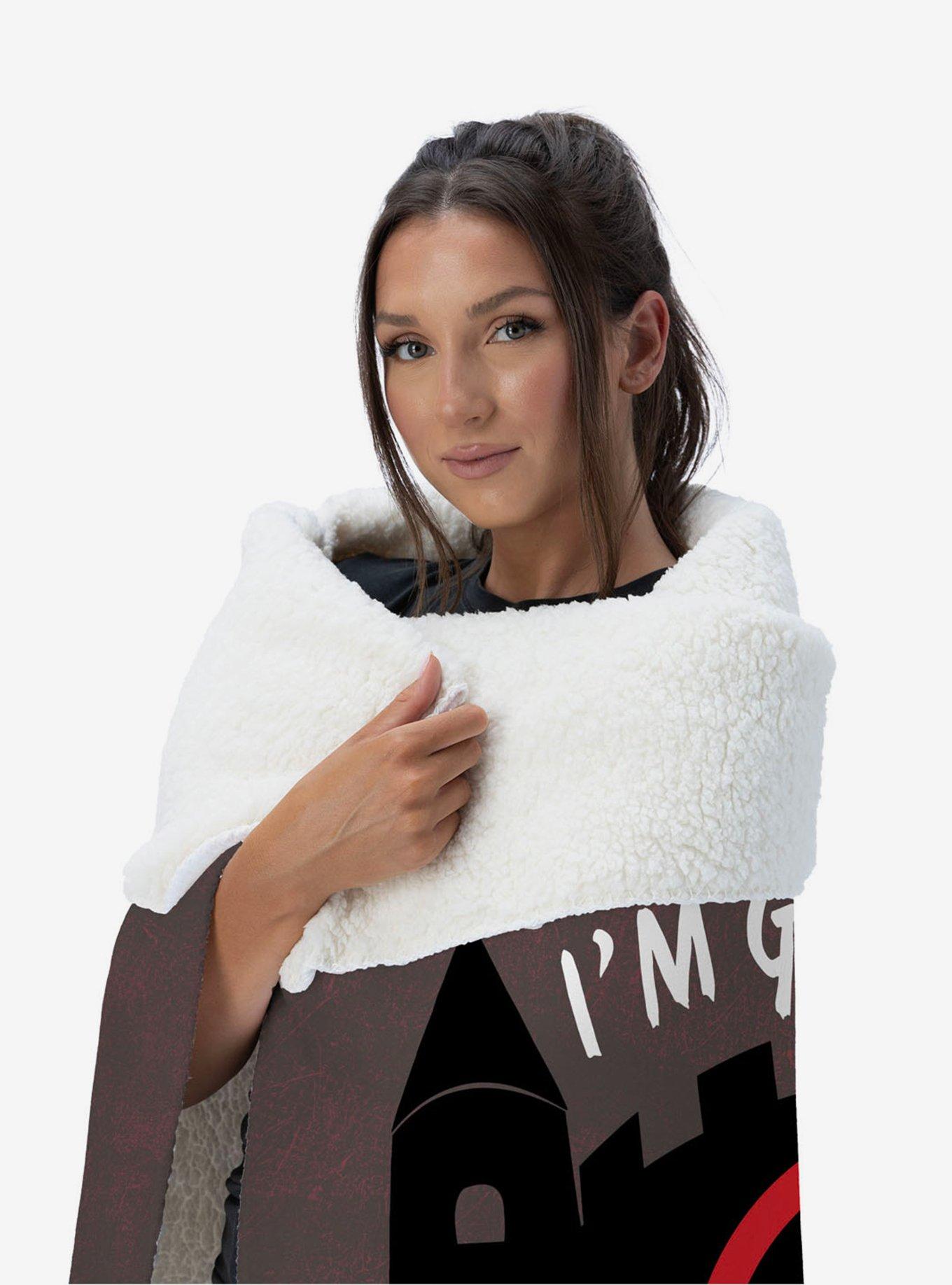Marvel Deadpool 3 To Disneyland Silk Touch Sherpa Throw Blanket, , alternate