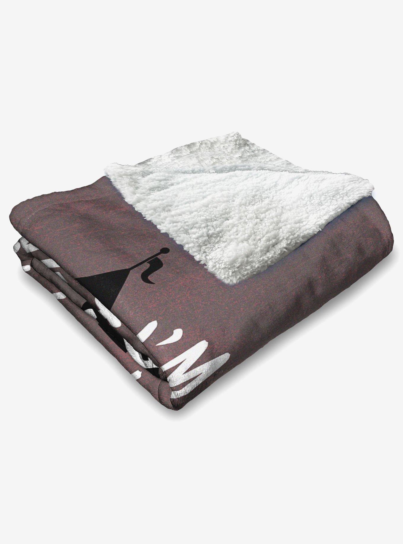 Marvel Deadpool 3 To Disneyland Silk Touch Sherpa Throw Blanket, , alternate