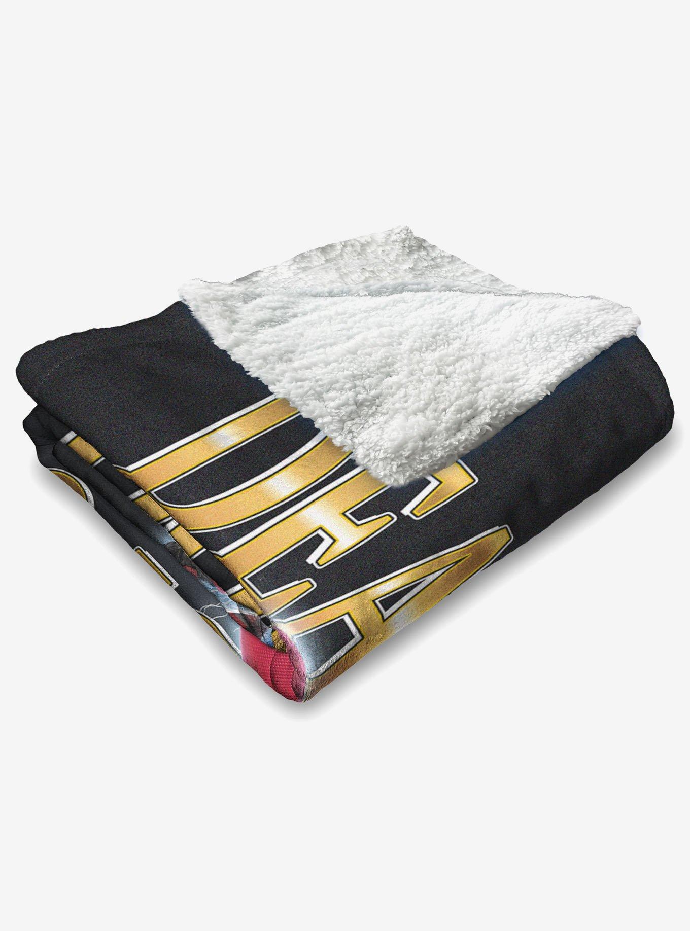 Marvel Deadpool 3 Makes Me Hungry Silk Touch Sherpa Throw Blanket, , alternate