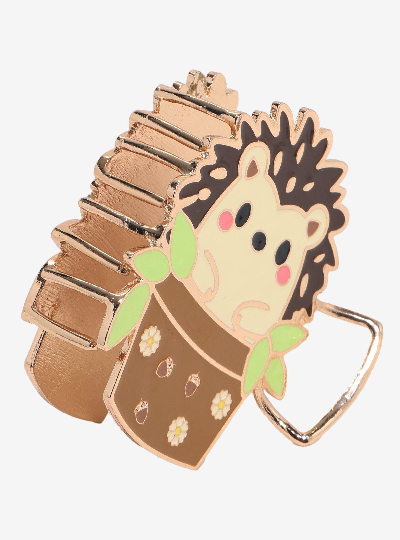 Thorn & Fable Hedgehog Planter Claw Hair Clip, , alternate