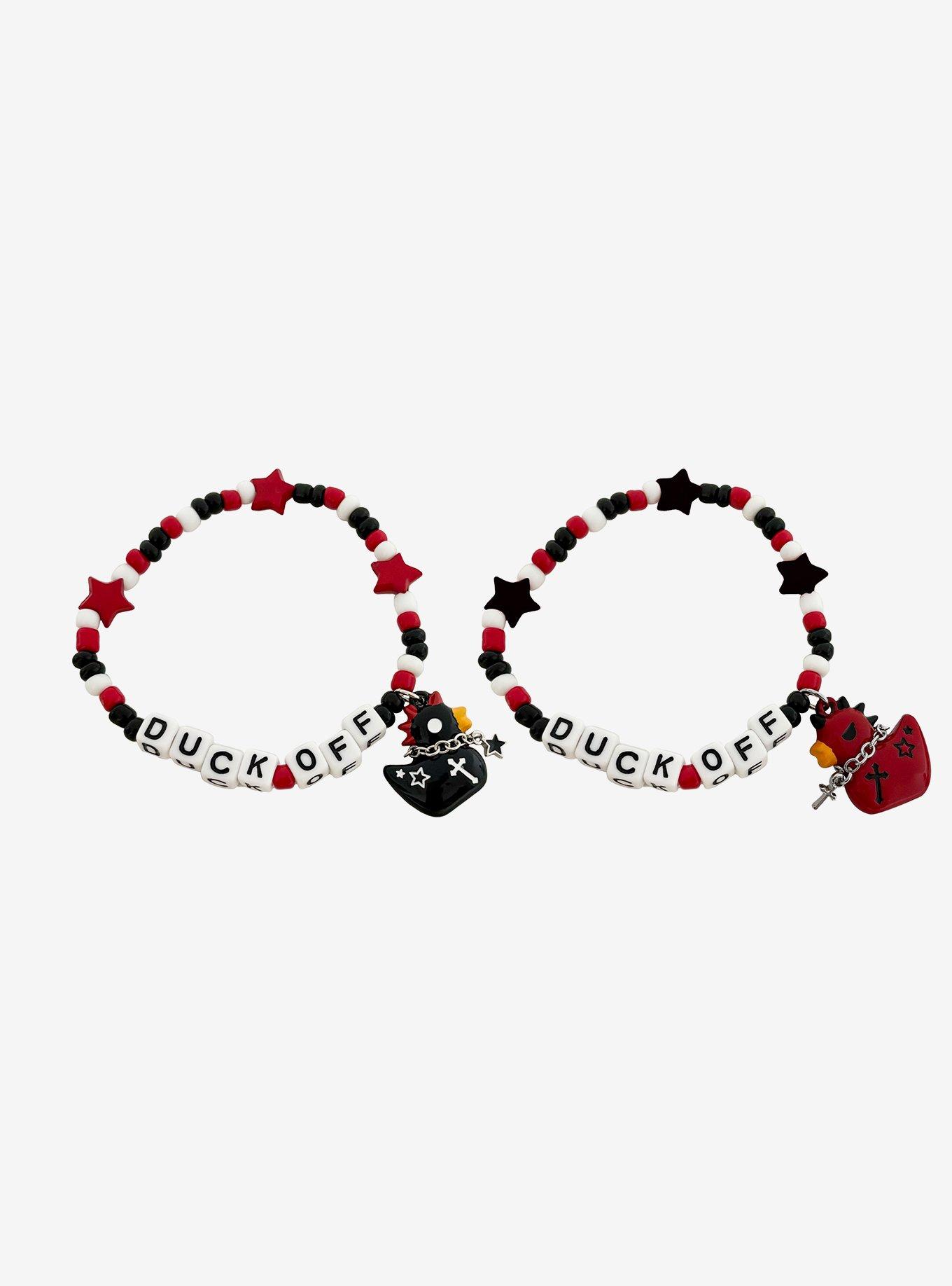 Punk Duck Off Best Friend Bead Bracelet Set, , hi-res