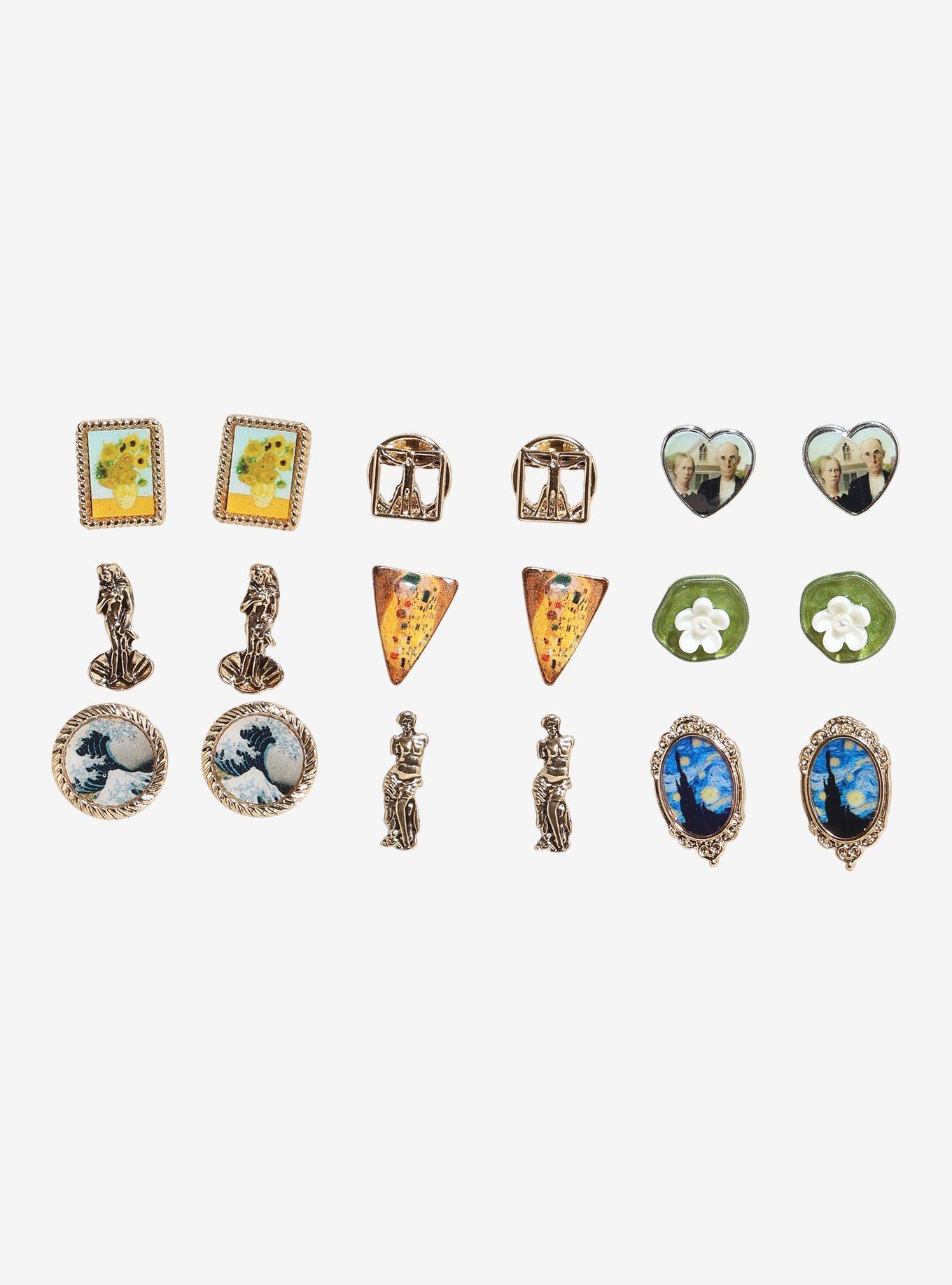 Thorn & Fable Famous Artwork Stud Earring Set, , hi-res