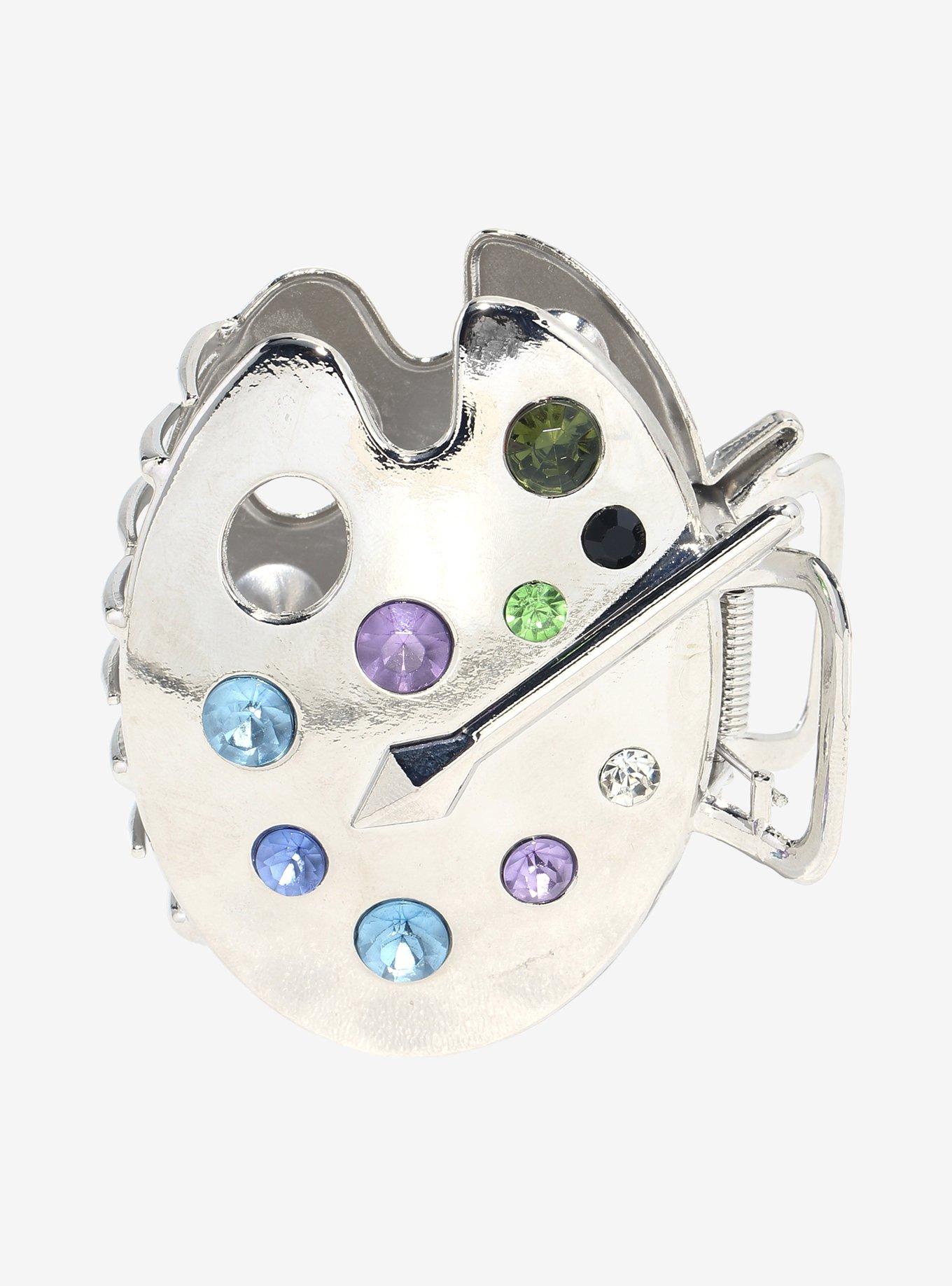 Thorn & Fable Paint Palette Claw Hair Clip, , alternate