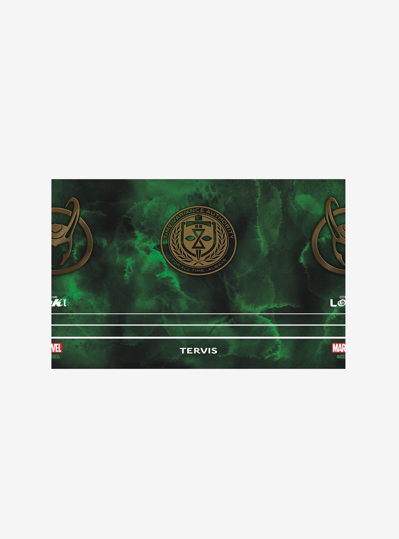 Marvel Loki Green Crest Triple Insulated Tumbler Travel Cup, , alternate