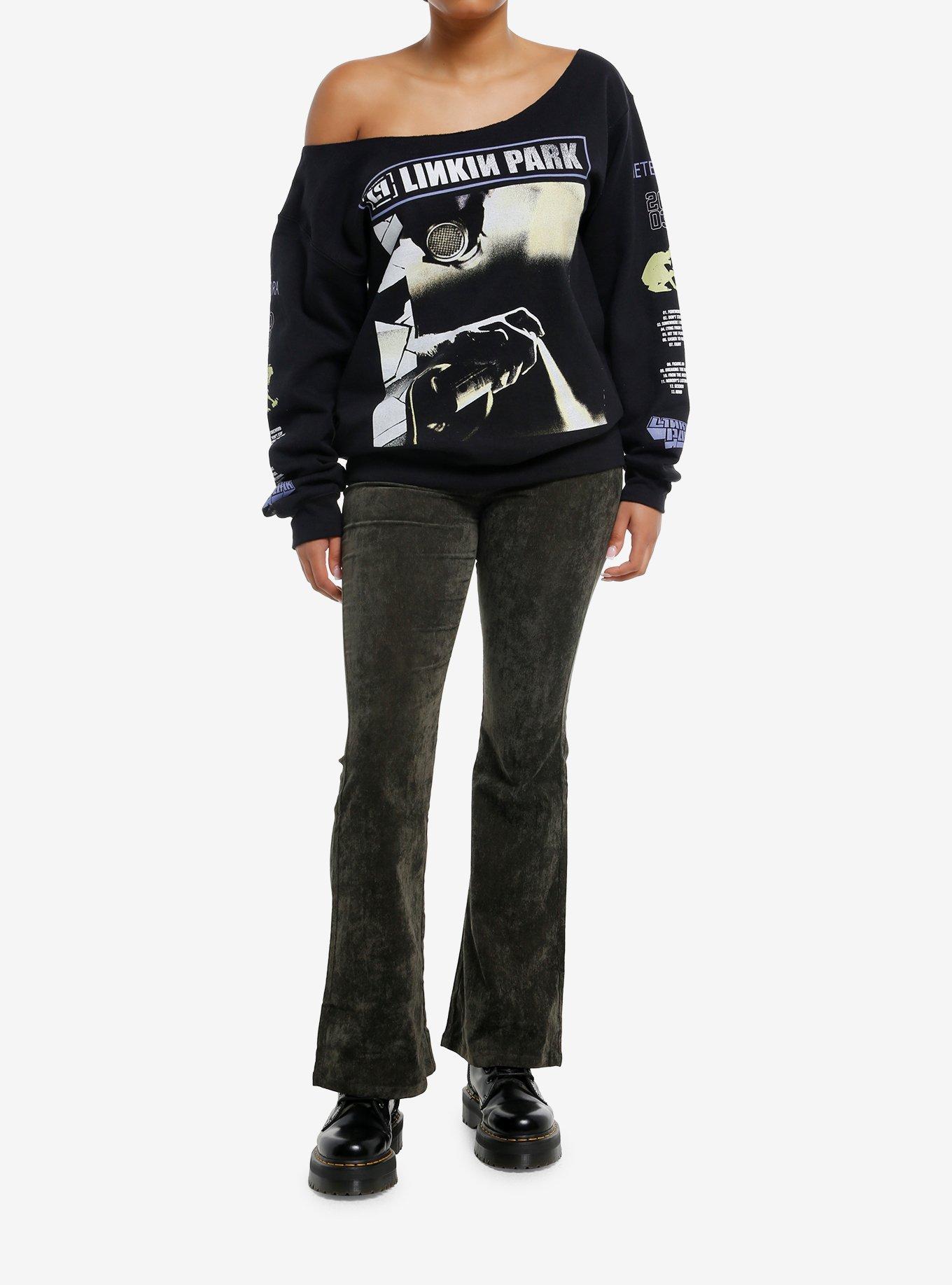 Linkin Park Meteora Off-Shoulder Girls Sweatshirt, , hi-res