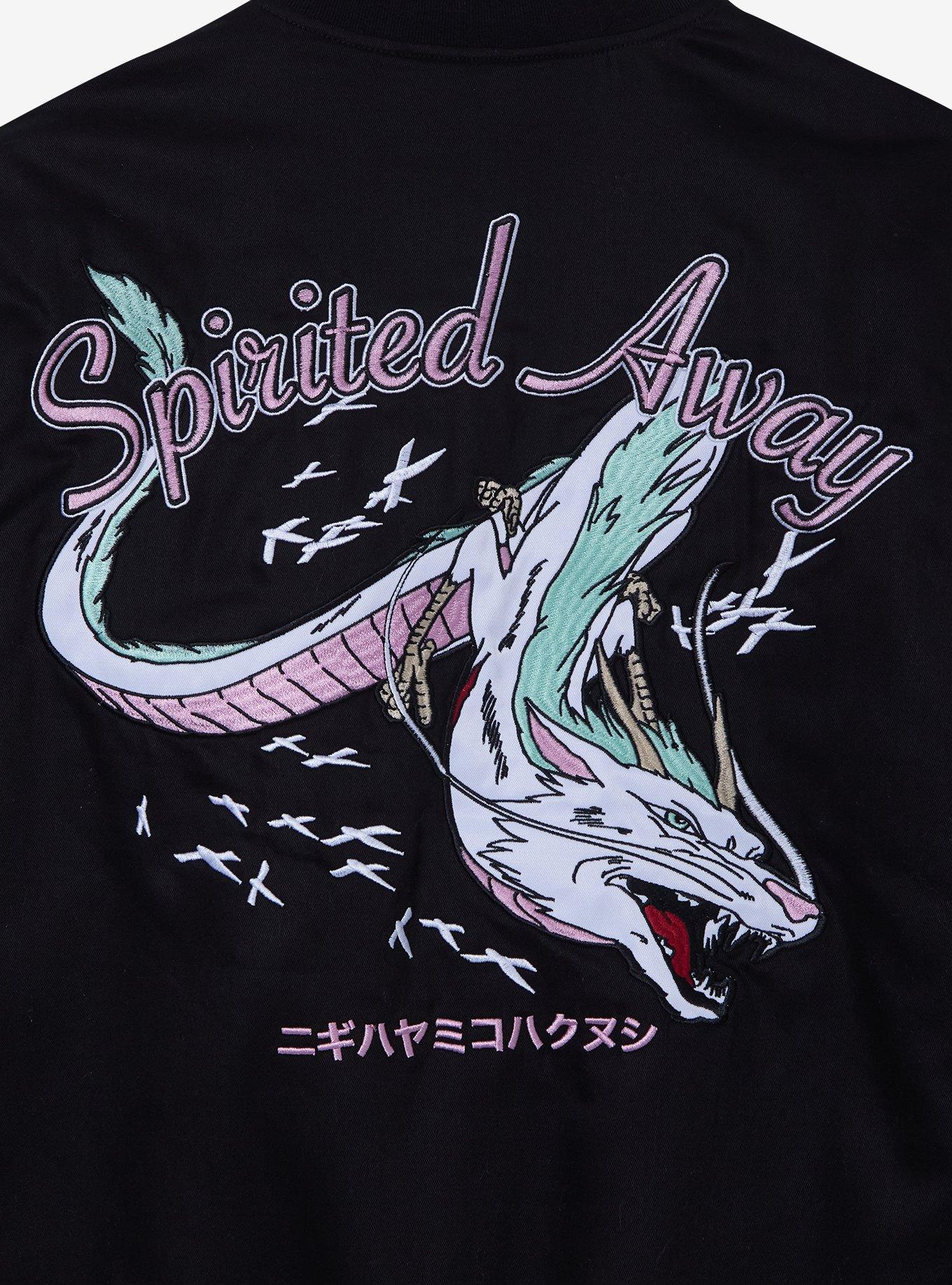 Studio Ghibli® Spirited Away Dragon Haku Flight Jacket - BoxLunch Exclusive, BLACK, alternate