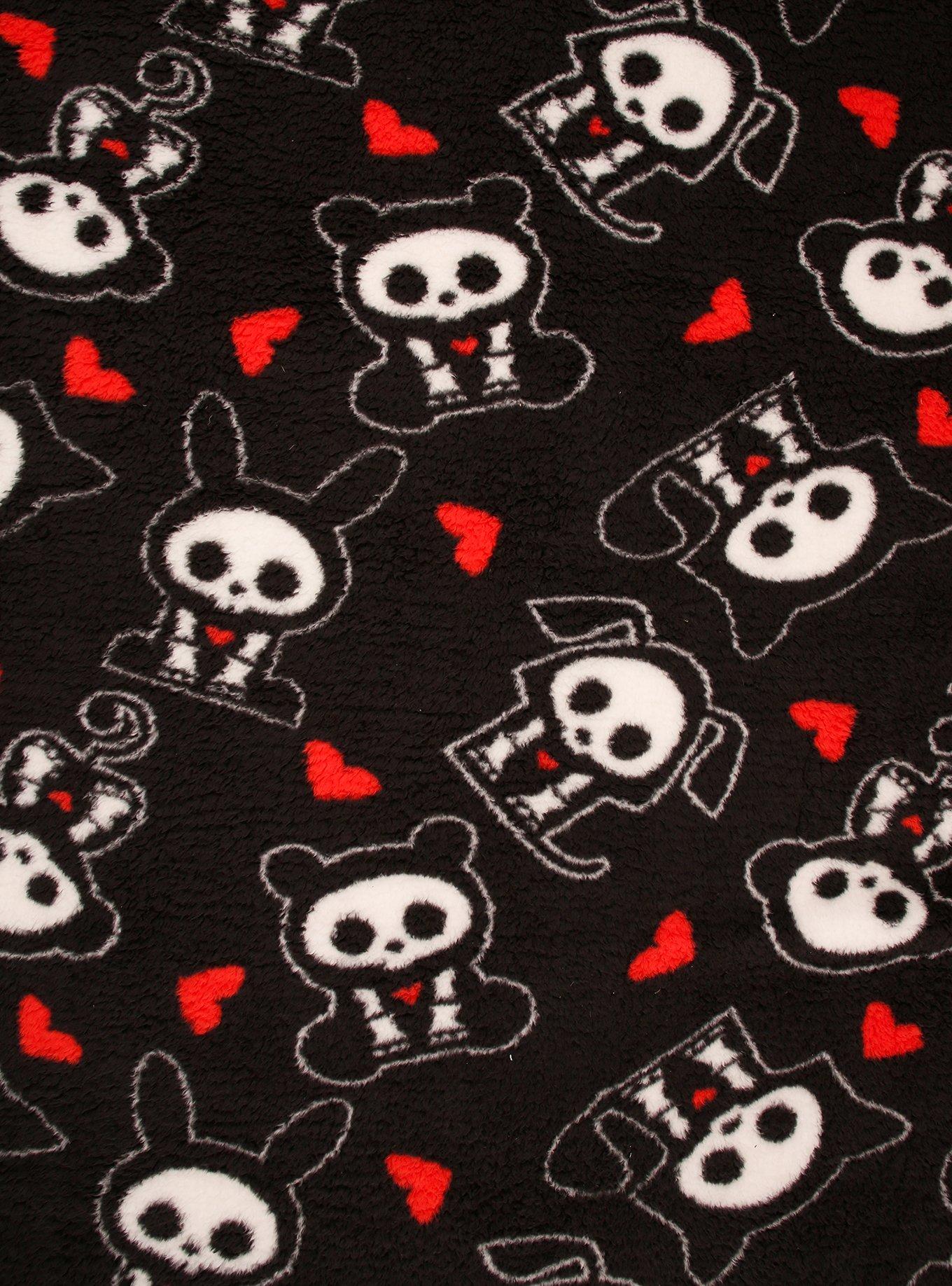 Skelanimals Sherpa Throw Blanket, , hi-res