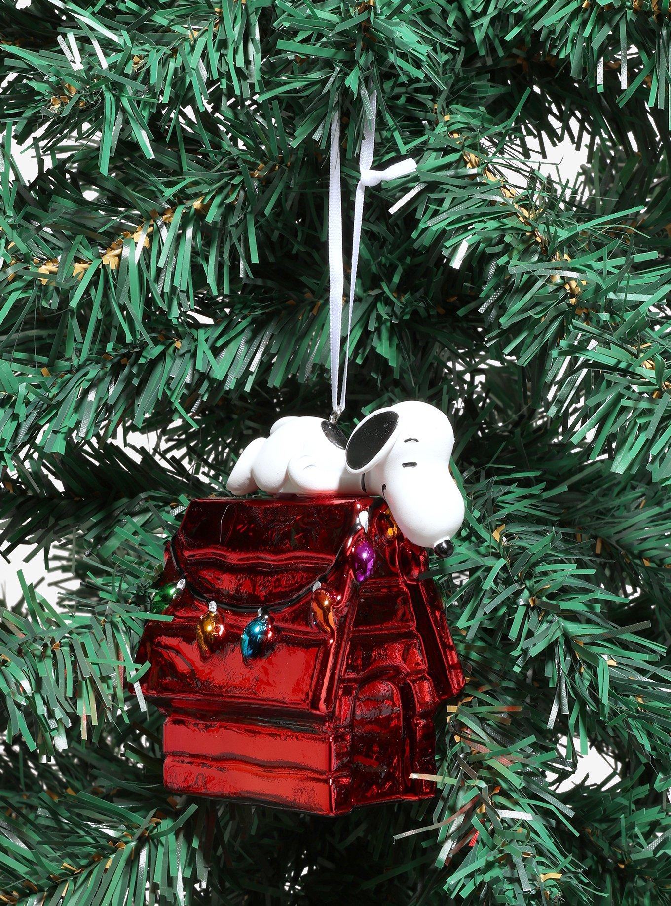 Hallmark Peanuts Snoopy Blown Glass Ornament, , hi-res