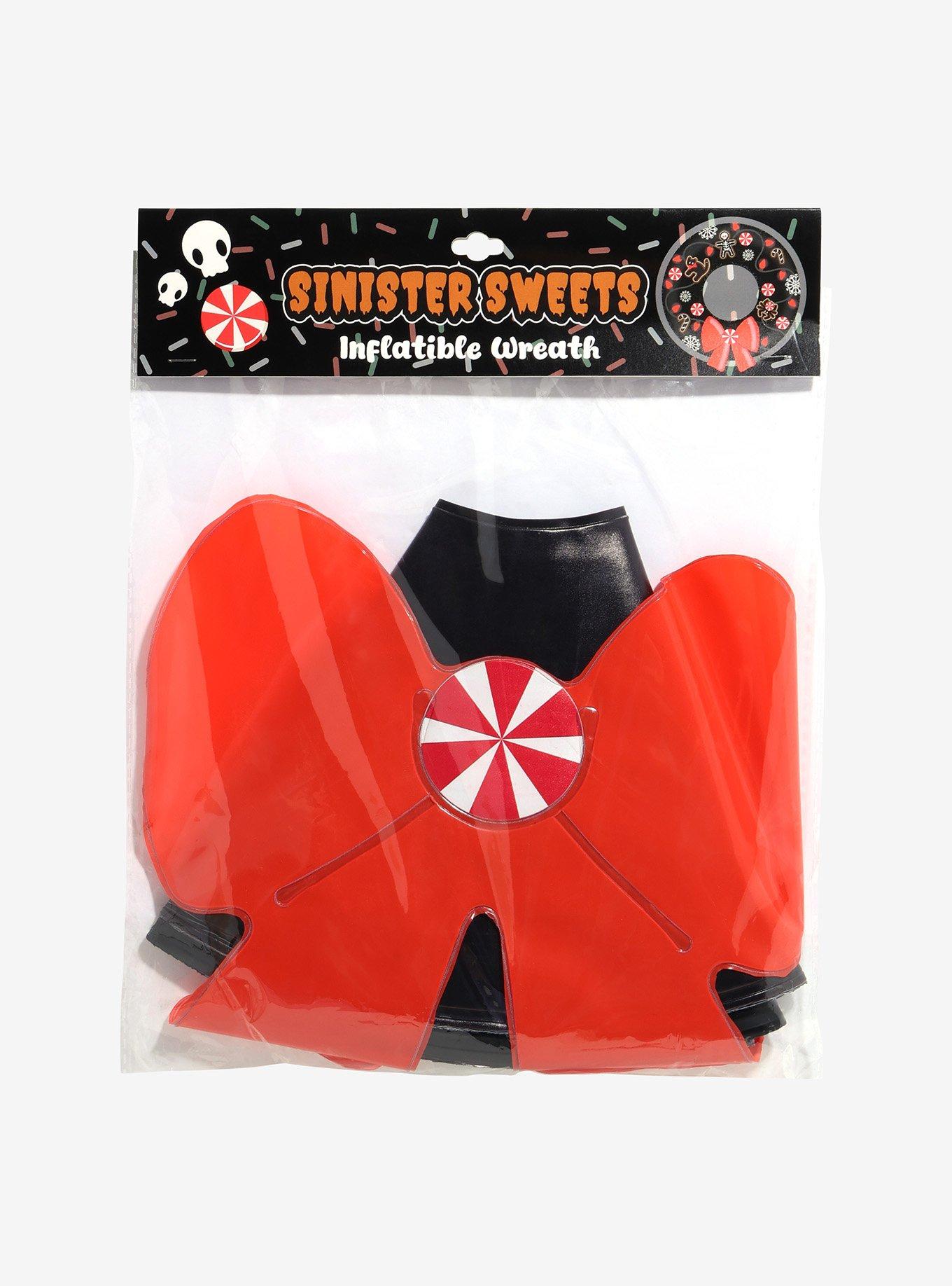 Sinister Sweets Inflatable Holiday Wreath, , hi-res