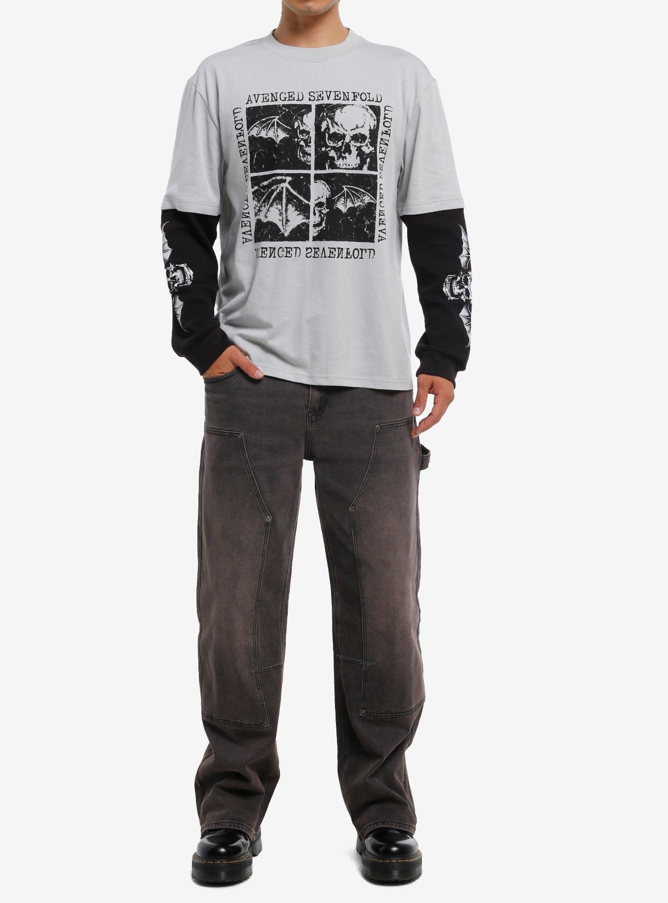 Avenged Sevenfold Deathbat Twofer Long-Sleeve T-Shirt, , hi-res