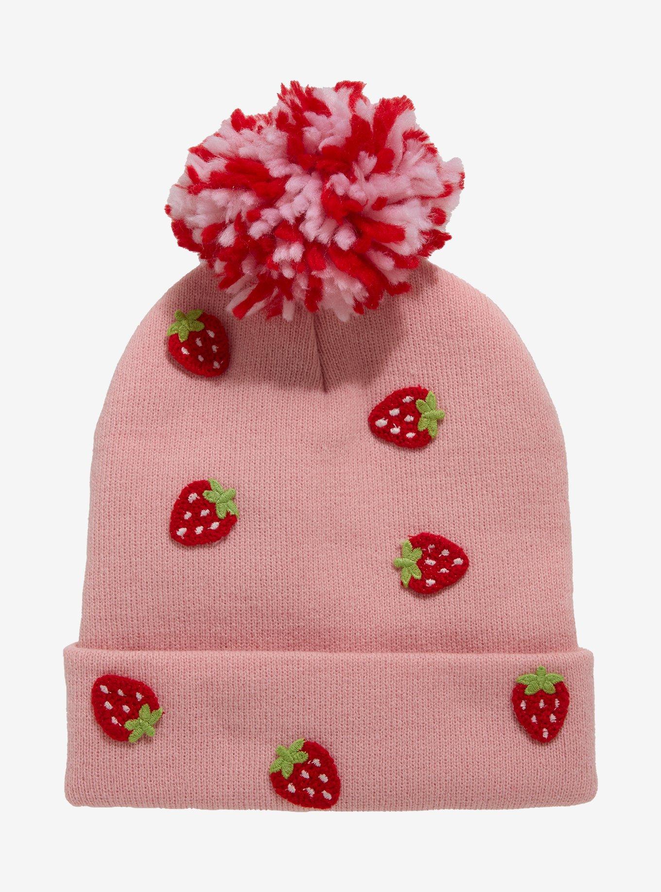 Strawberry Shortcake Peeking Pom Beanie, , hi-res