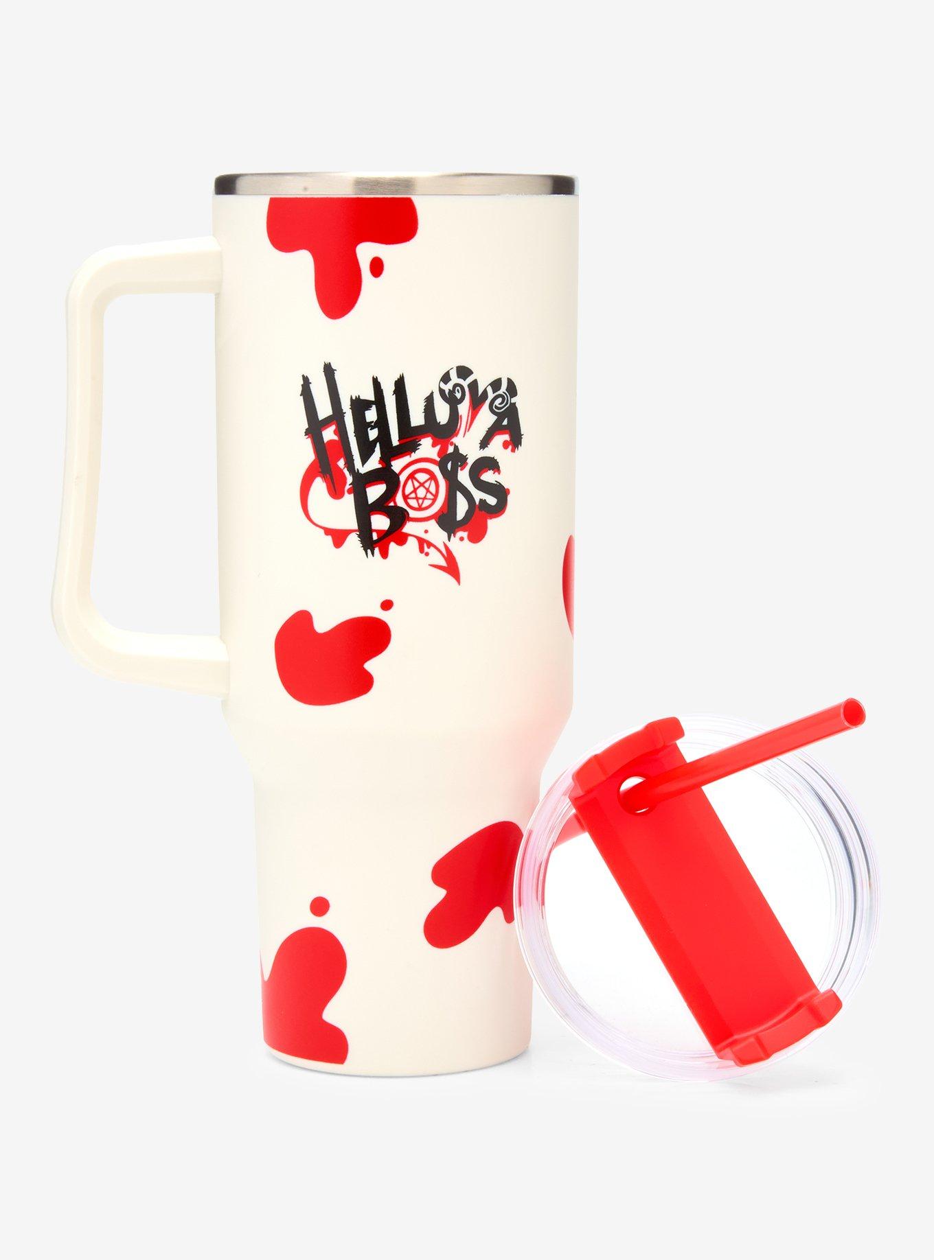 Helluva Boss Splatter Stainless Steel Travel Cup, , hi-res