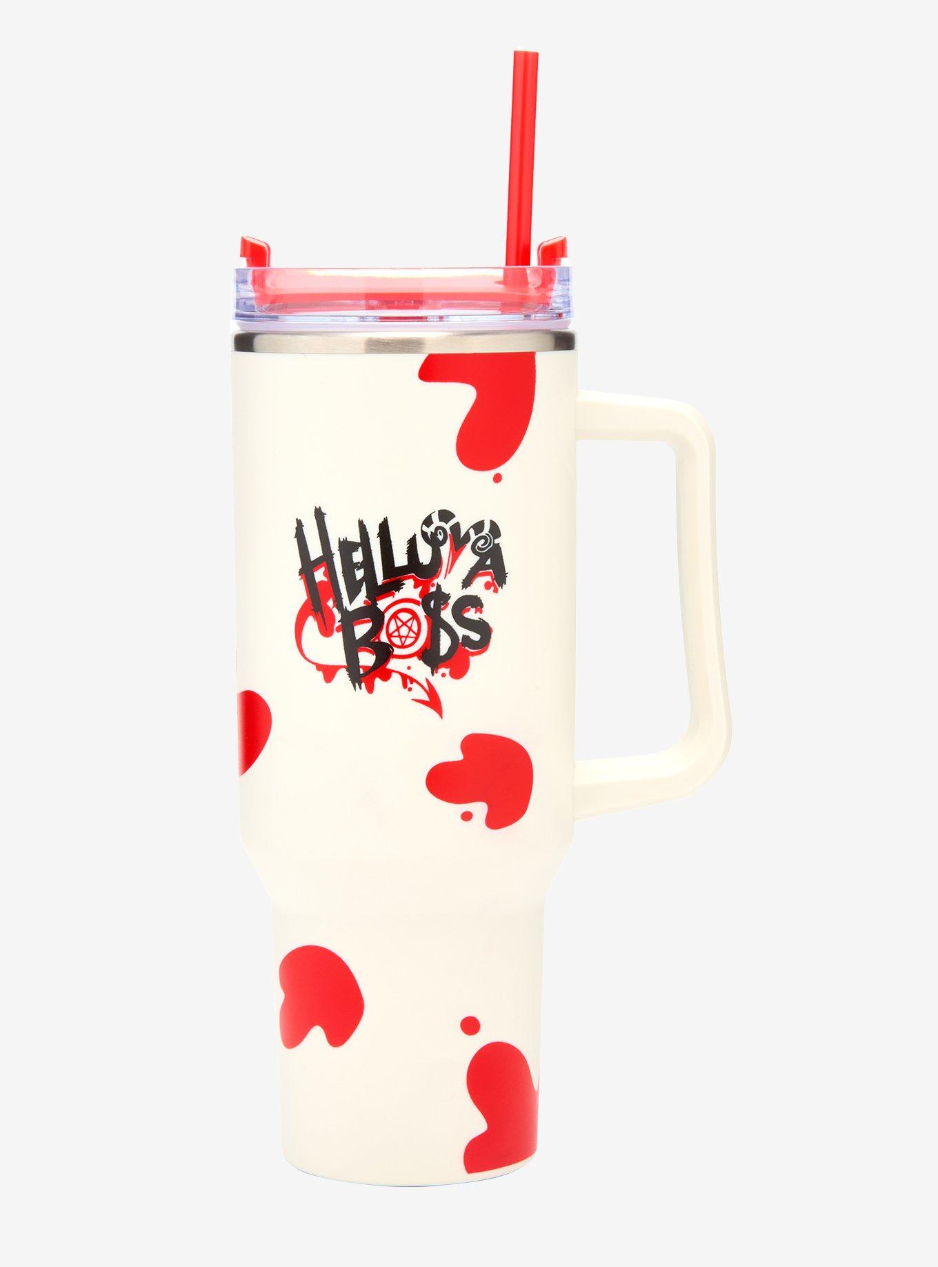 Helluva Boss Splatter Stainless Steel Travel Cup, , alternate