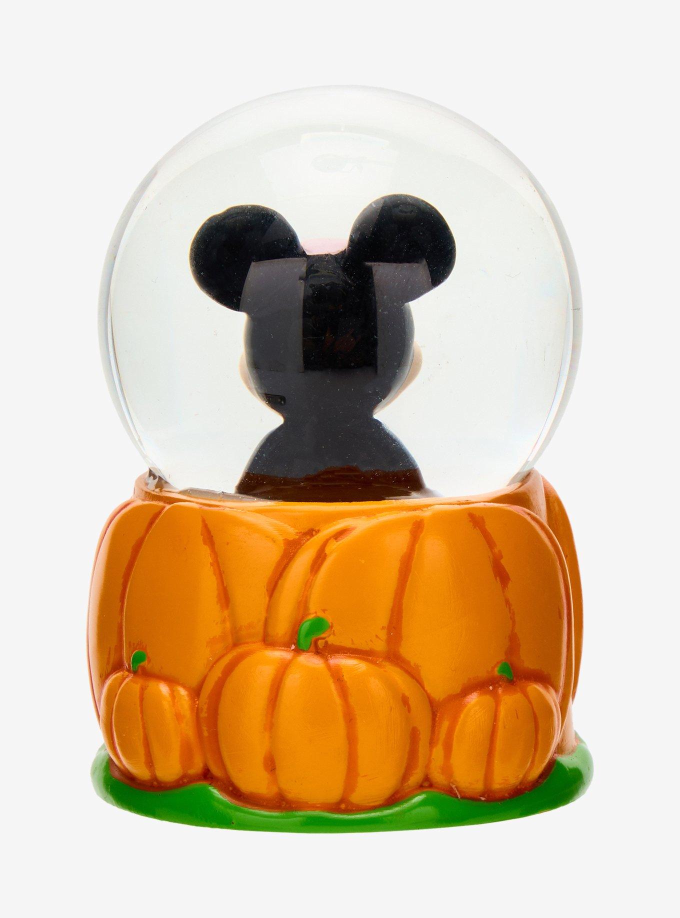Disney Minnie Mouse Pumpkin Mini Snow Globe, , hi-res