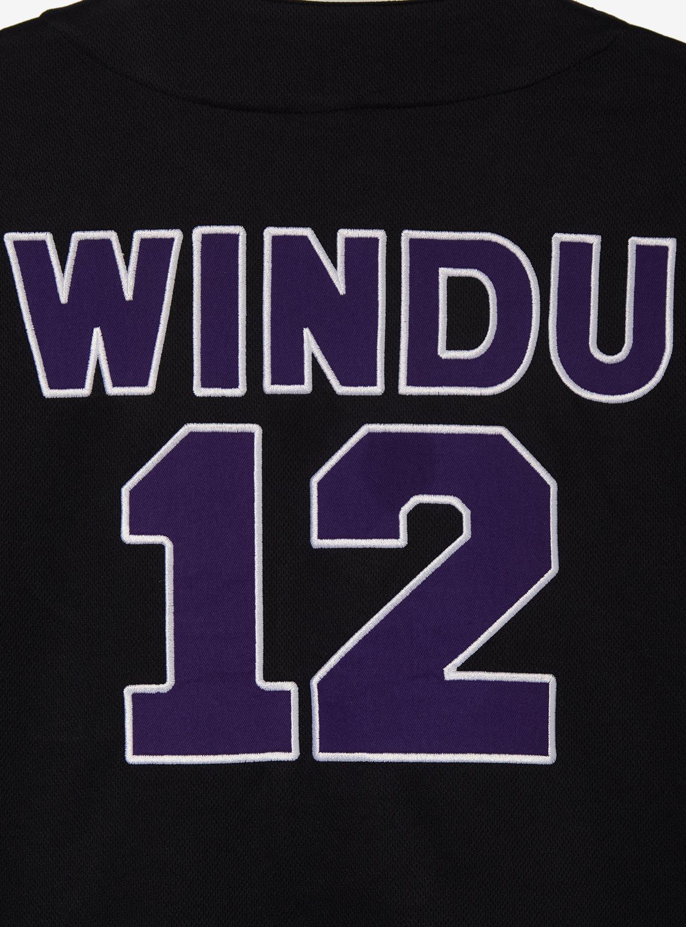 Star Wars Mace Windu Baseball Jersey - BoxLunch Exclusive, BLACK, alternate