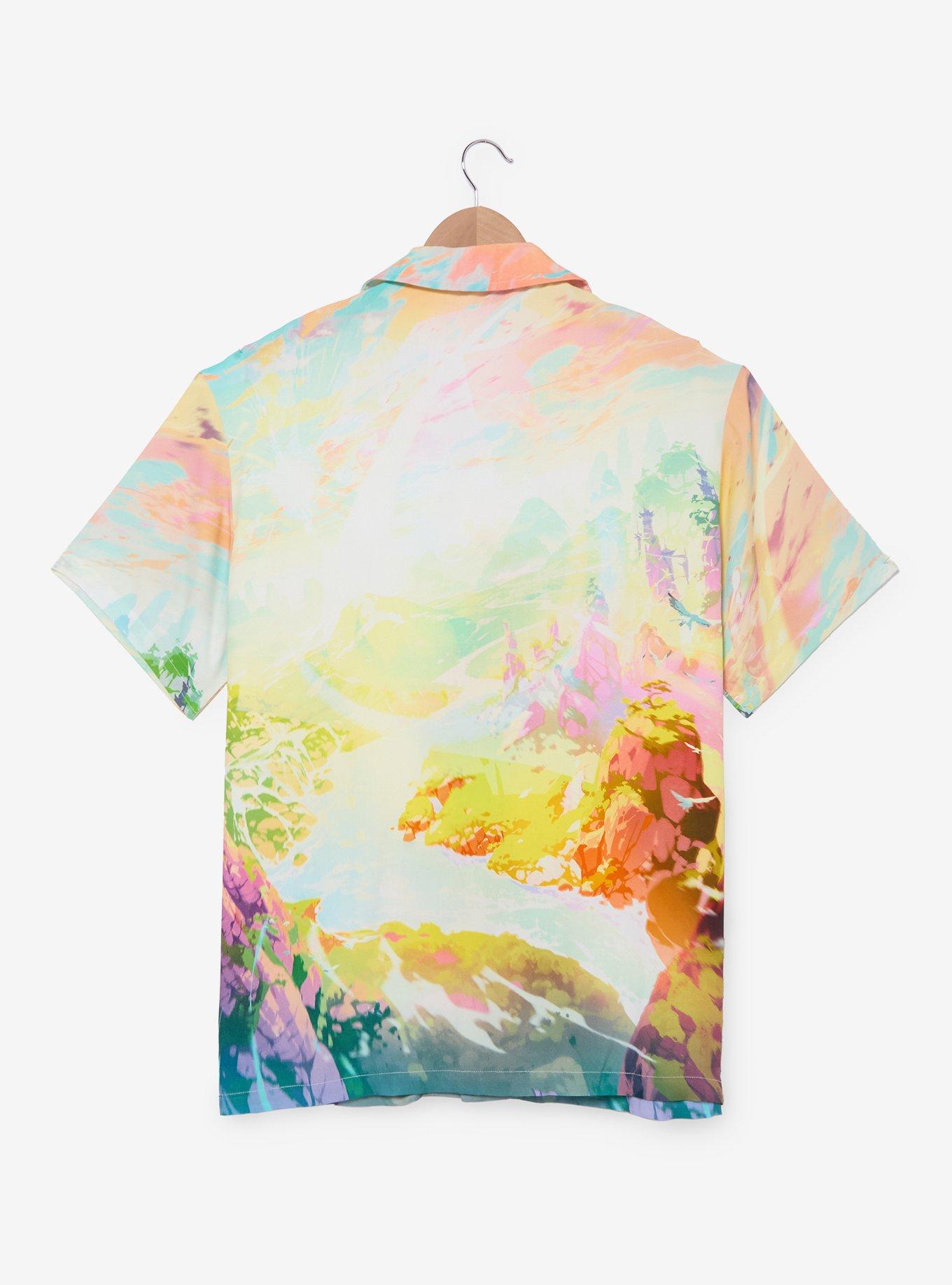 Magic: The Gathering x Avatar: The Last Airbender Appa Scene Woven Button-Up - BoxLunch Exclusive, , hi-res