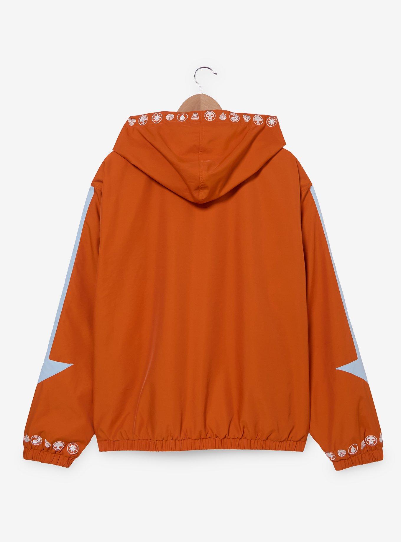 Magic: The Gathering x Avatar: The Last Airbender Reversible Windbreaker &mdash; BoxLunch Exclusive, ORANGE, alternate