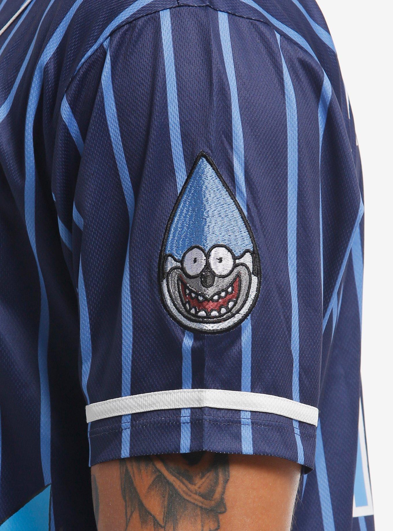 Regular Show Mordecai Baseball jersey, BLUE, alternate