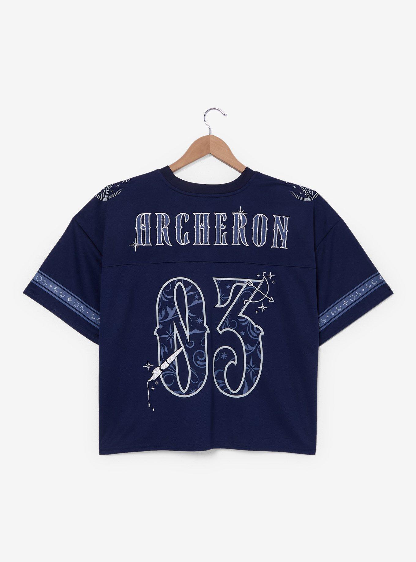 A Court of Thorns and Roses Feyre Archeron Women's Plus Size Cropped Football Jersey - BoxLunch Exclusive, , hi-res