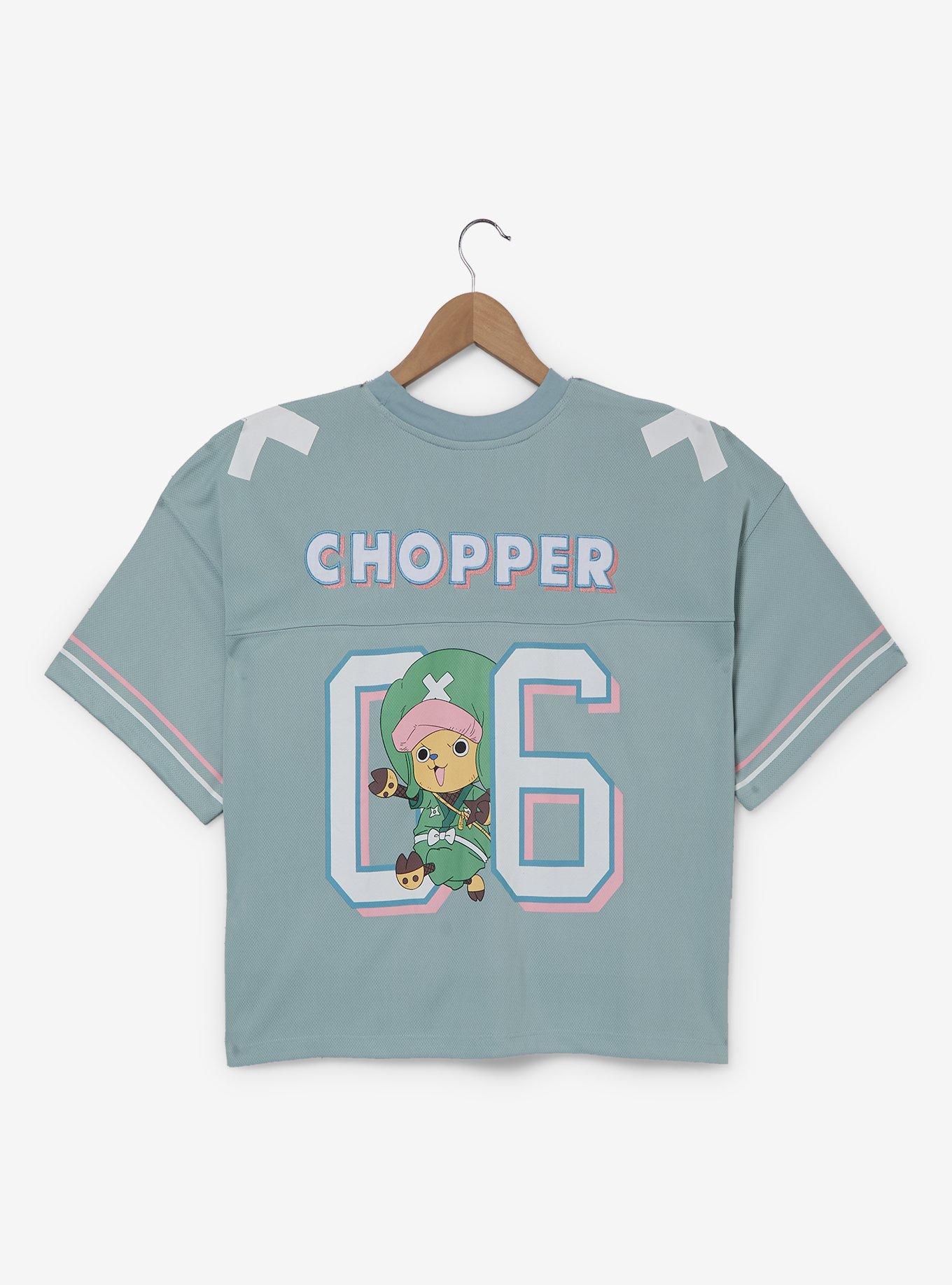 One Piece Chopper Women's Plus Size Cropped Football Jersey &mdash; BoxLunch Exclusive, , hi-res