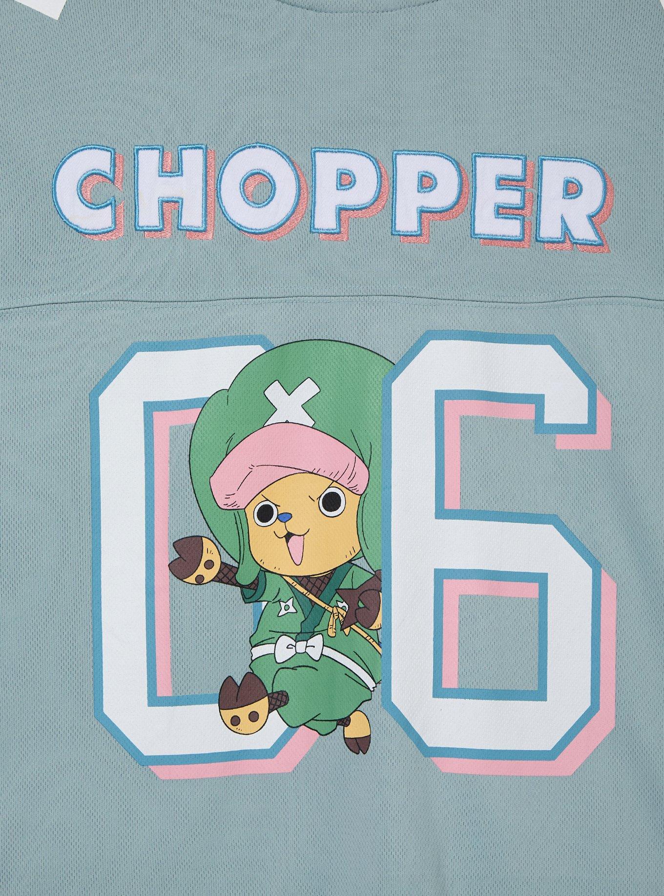 One Piece Chopper Women's Plus Cropped Football Jersey — BoxLunch Exclusive