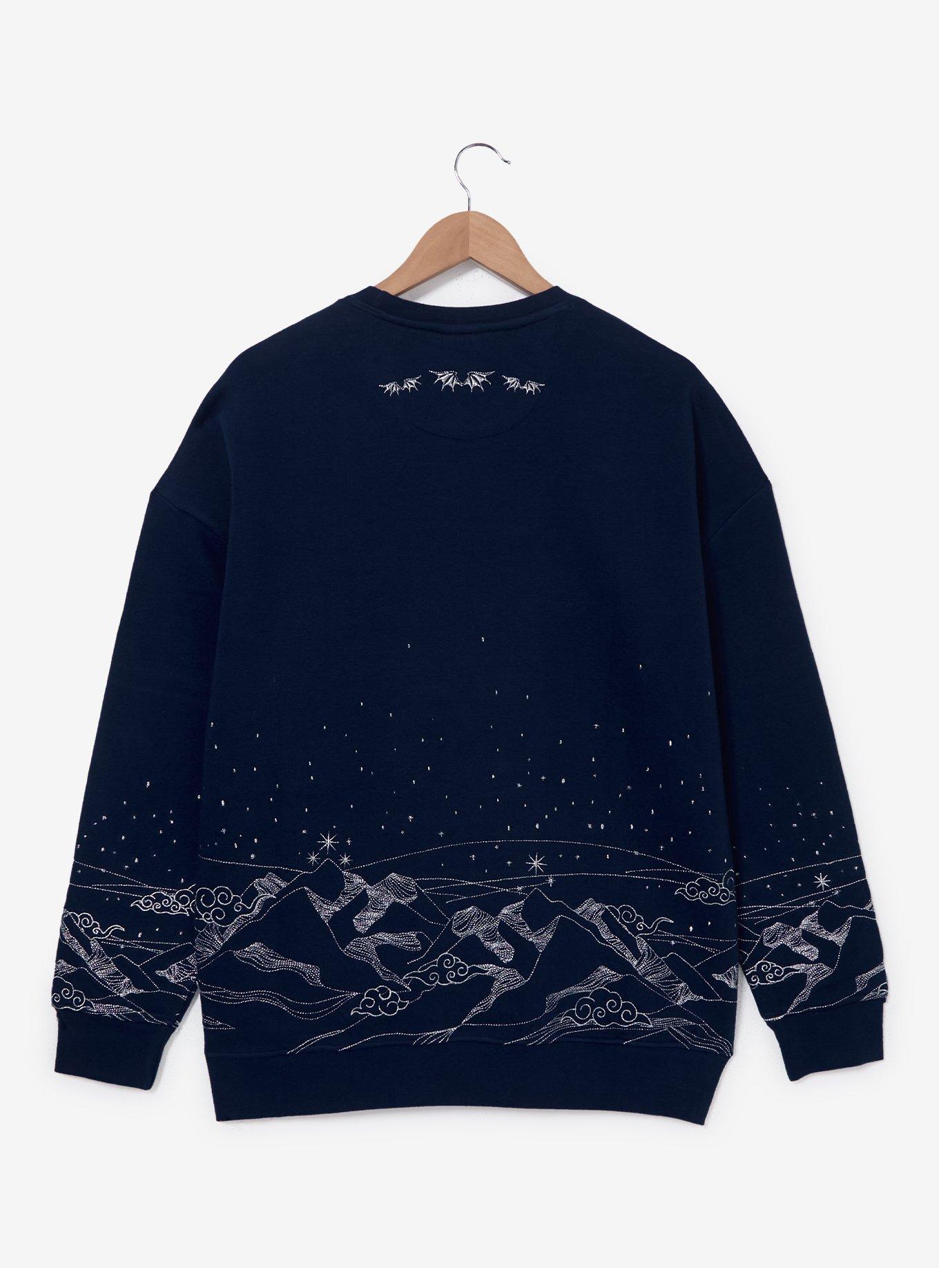 A Court of Thorns and Roses Velaris Embroidered Crewneck — BoxLunch Exclusive