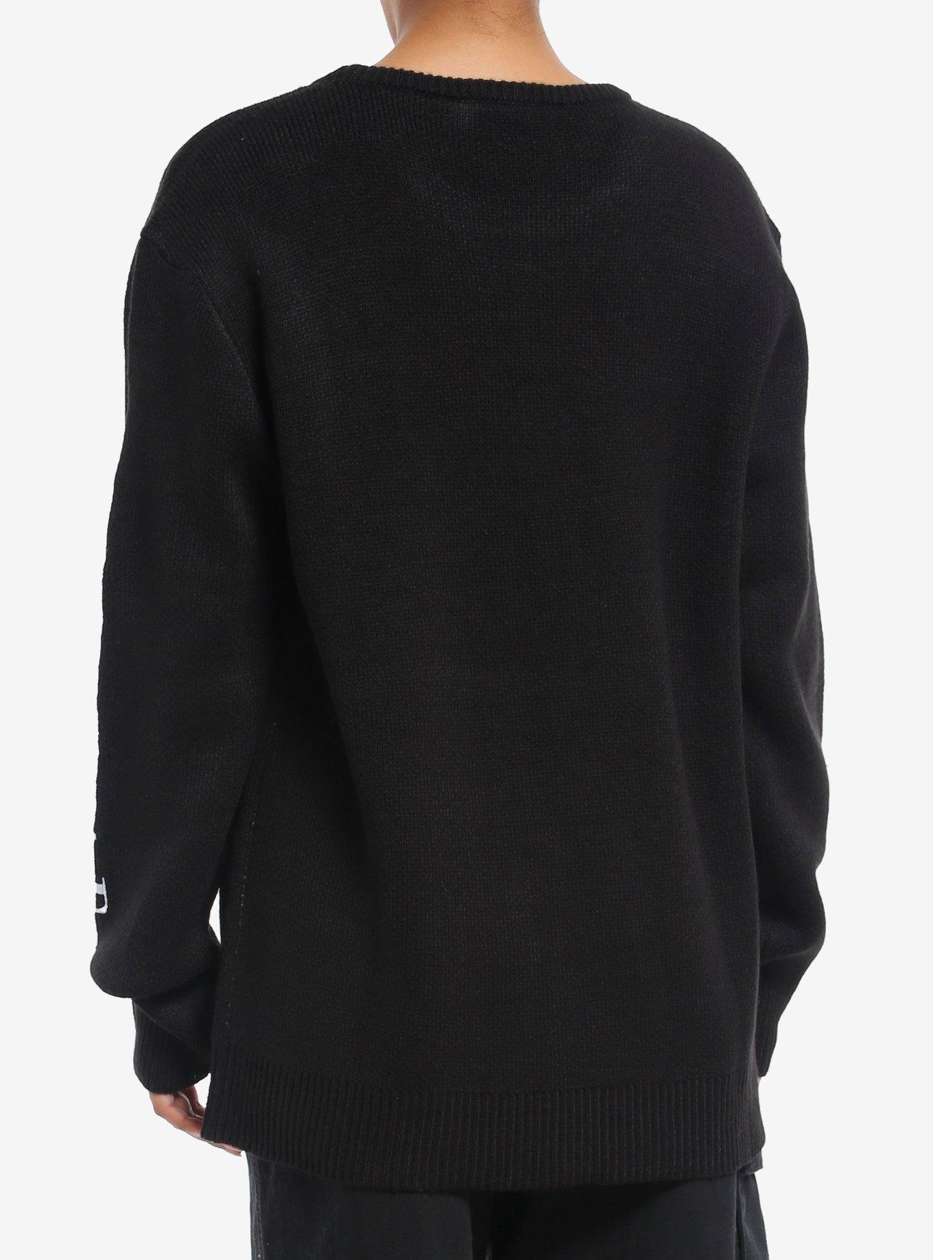 My Chemical Romance The Black Parade Intarsia Sweater, BLACK, alternate