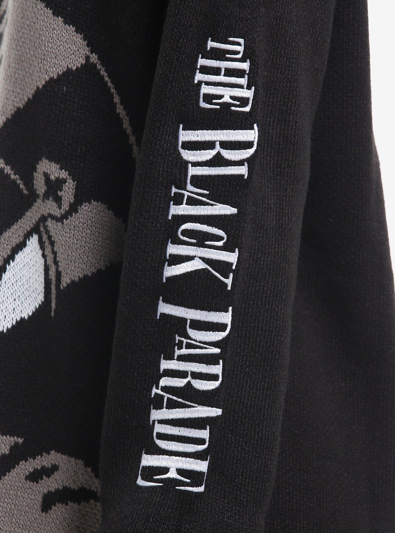 My Chemical Romance The Black Parade Intarsia Sweater, BLACK, alternate