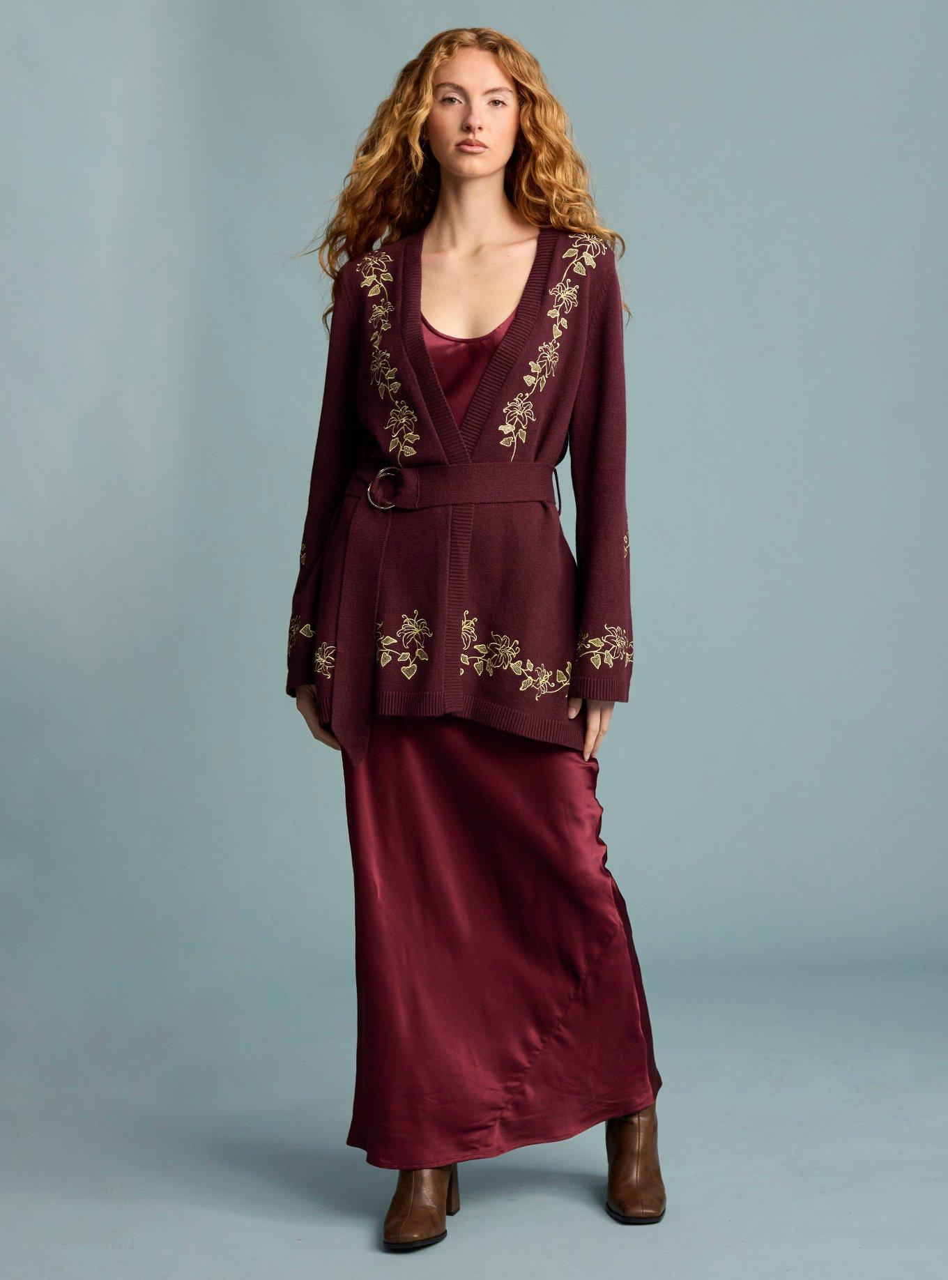 Her Universe Disney Tangled Mother Gothel Belt Cardigan Her Universe Exclusive, , hi-res