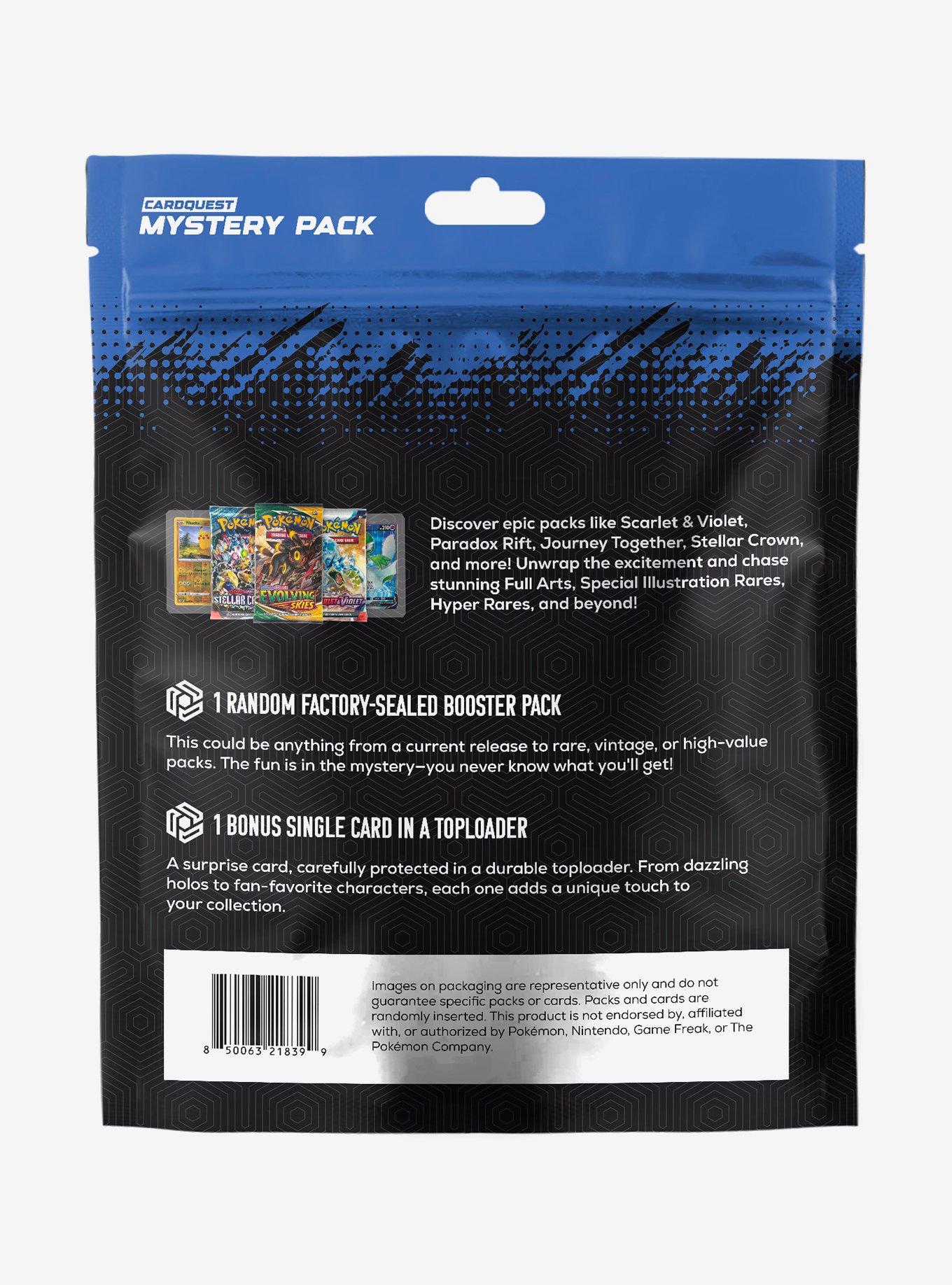Pokémon Cardquest Mystery Booster Pack & Toploader Set Hot Topic Exclusive, , hi-res