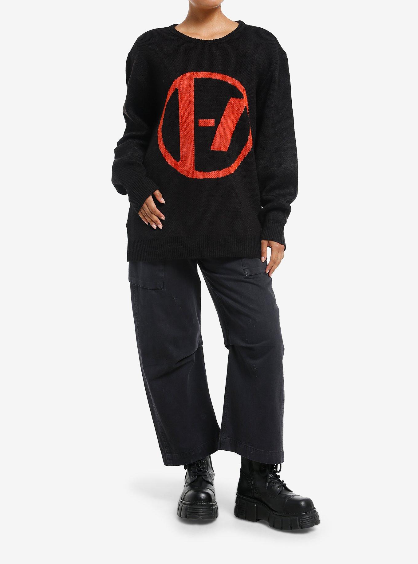 Twenty One Pilots Logo Intarsia Sweater, , hi-res
