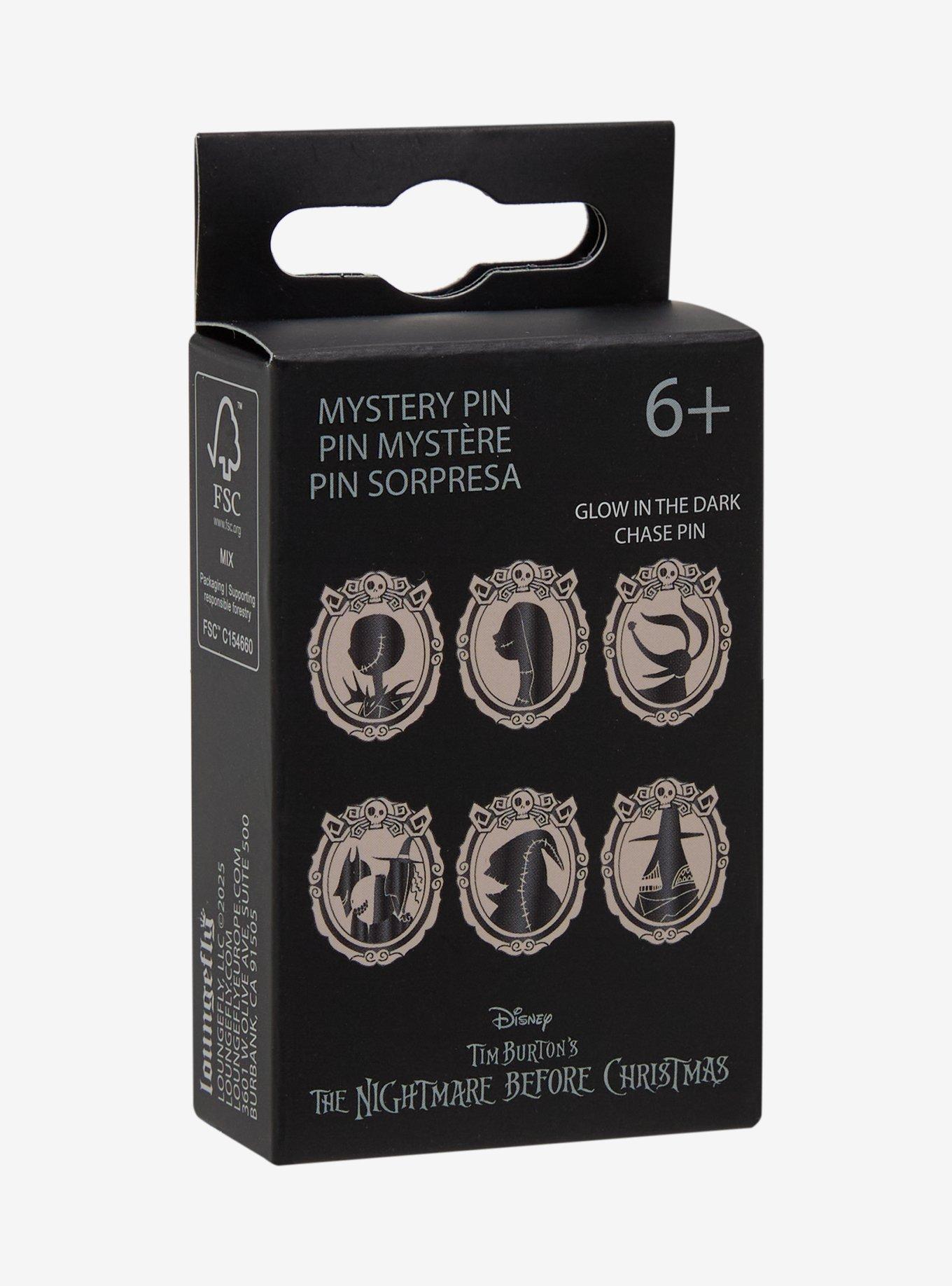 Loungefly Disney The Nightmare Before Christmas Character Cameo Portraits Blind Box Enamel Pin - BoxLunch Exclusive, , alternate