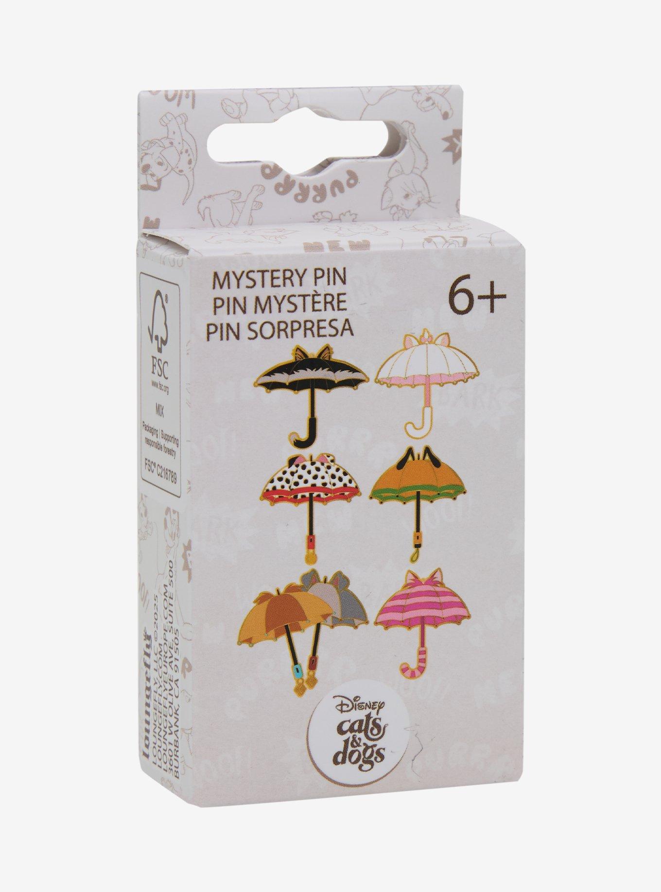 Loungefly Disney Cats & Dogs Umbrella Blind Box Enamel Pin -  BoxLunch Exclusive, , hi-res