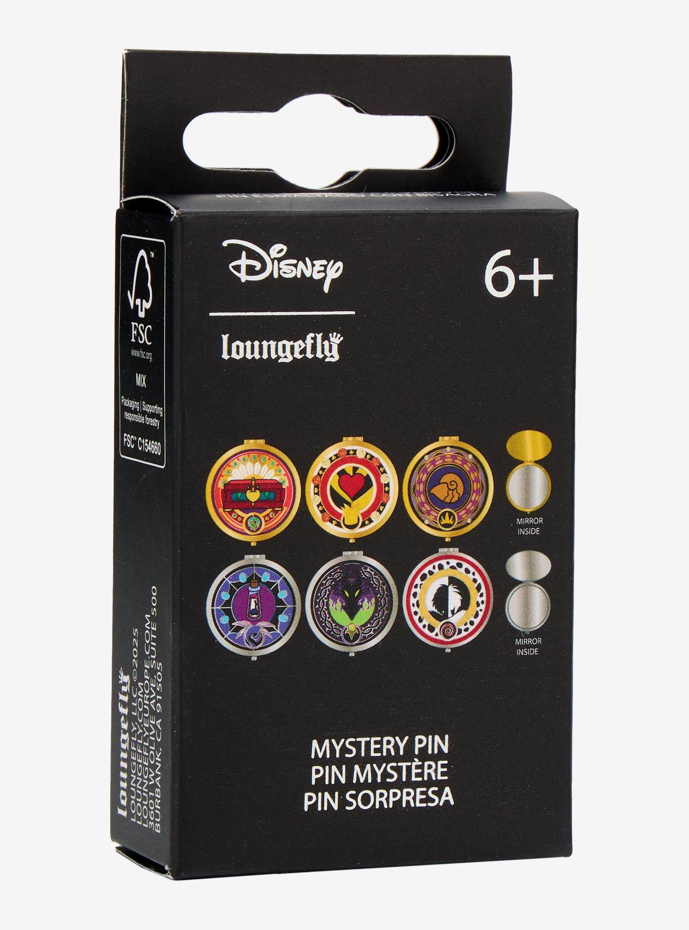 Loungefly Disney Villain Compact Mirror Blind Box Enamel Pin &mdash; BoxLunch Exclusive, , alternate